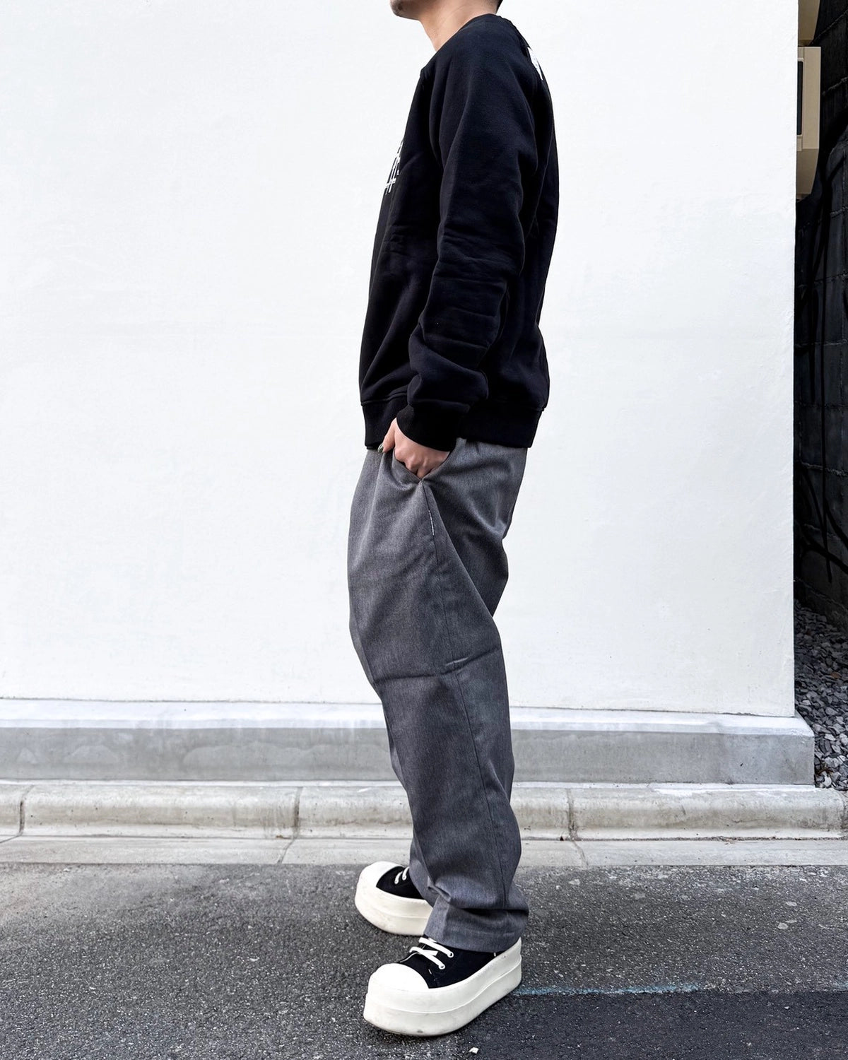 AKA SIX/SCRAP MOHAIR JUMPER