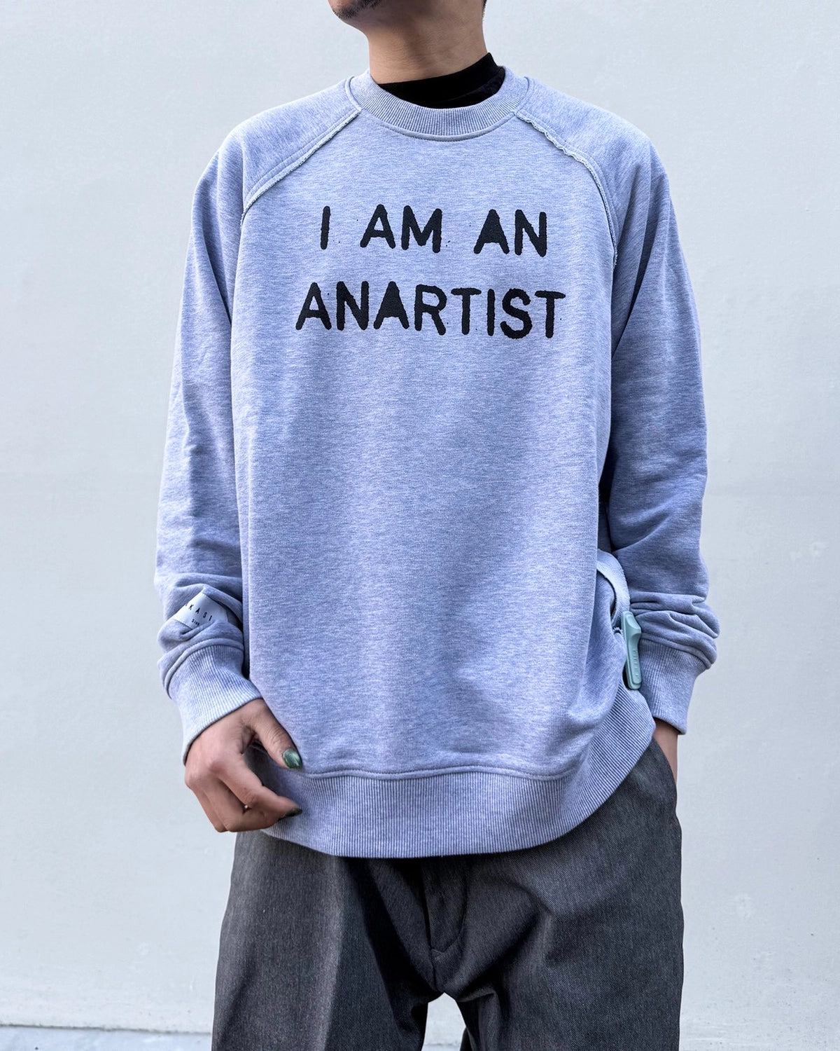 AKA SIX/SCRAP MOHAIR JUMPER