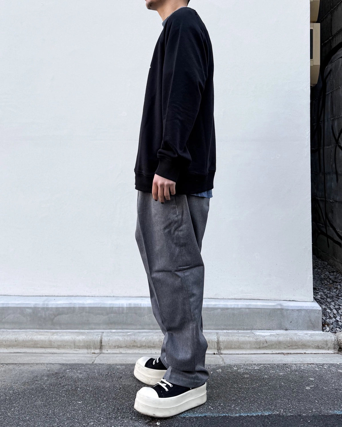 AKA SIX/SCRAP MOHAIR JUMPER