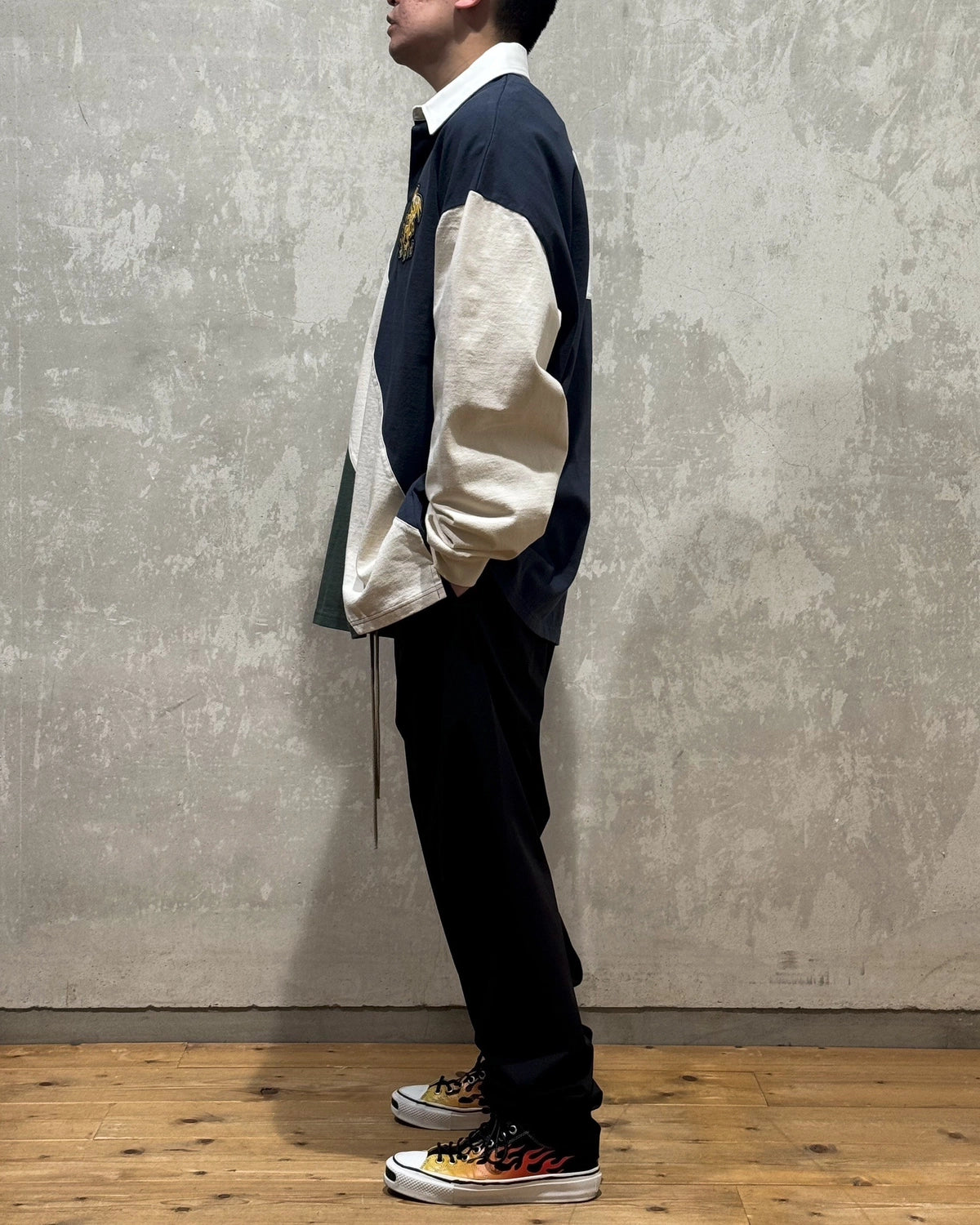 AMBUSH® / PANELLED RUGGER SHIRT (12115293)