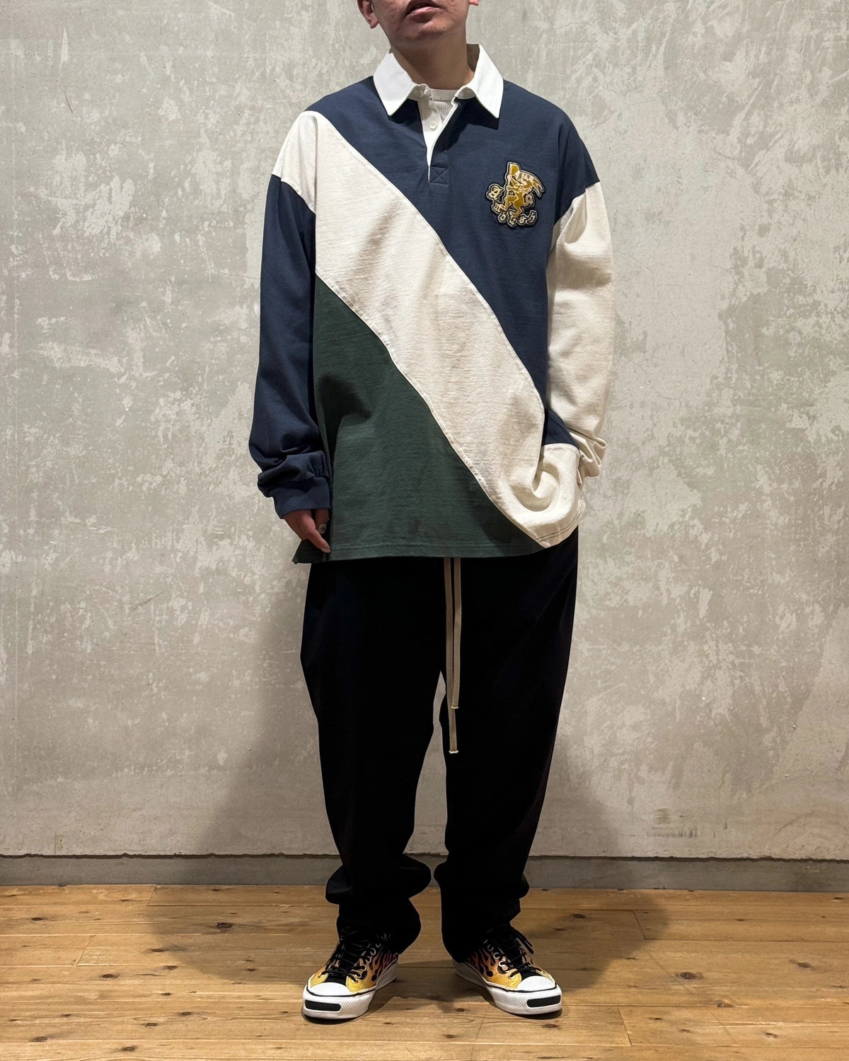 AMBUSH® / PANELLED RUGGER SHIRT (12115293)