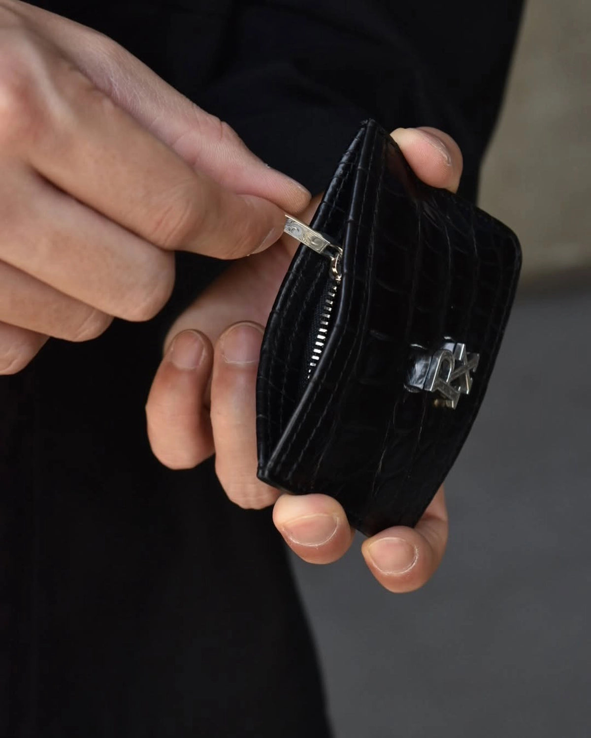 ANTIDOTE BUYERS CLUB / Small Coin Case -Crocodile- (RX-527)