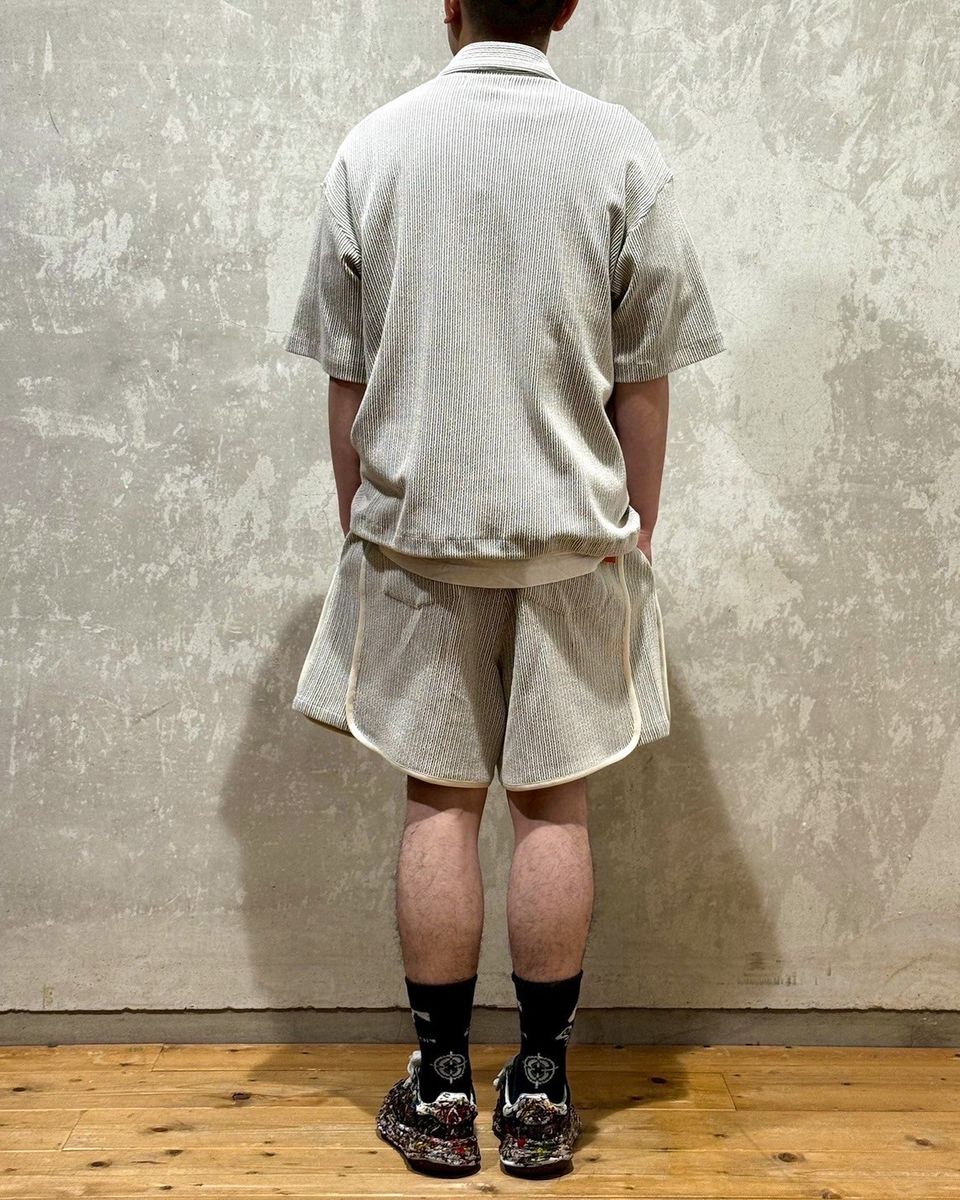 ALWAYS OUT OF STOCK / FRILL STRIPES S/S SHIRT (HA-025105120)