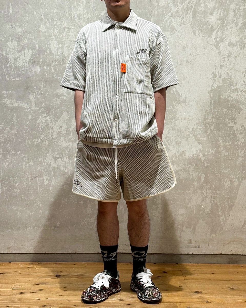 ALWAYS OUT OF STOCK / FRILL STRIPES S/S SHIRT (HA-025105120)