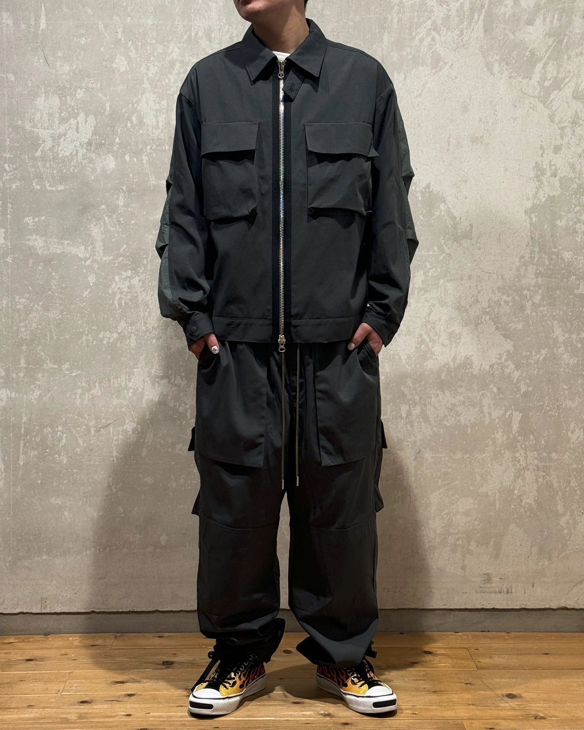 ALWAYS OUT OF STOCK / SWING TOP BLOUSON (HA-025102113)