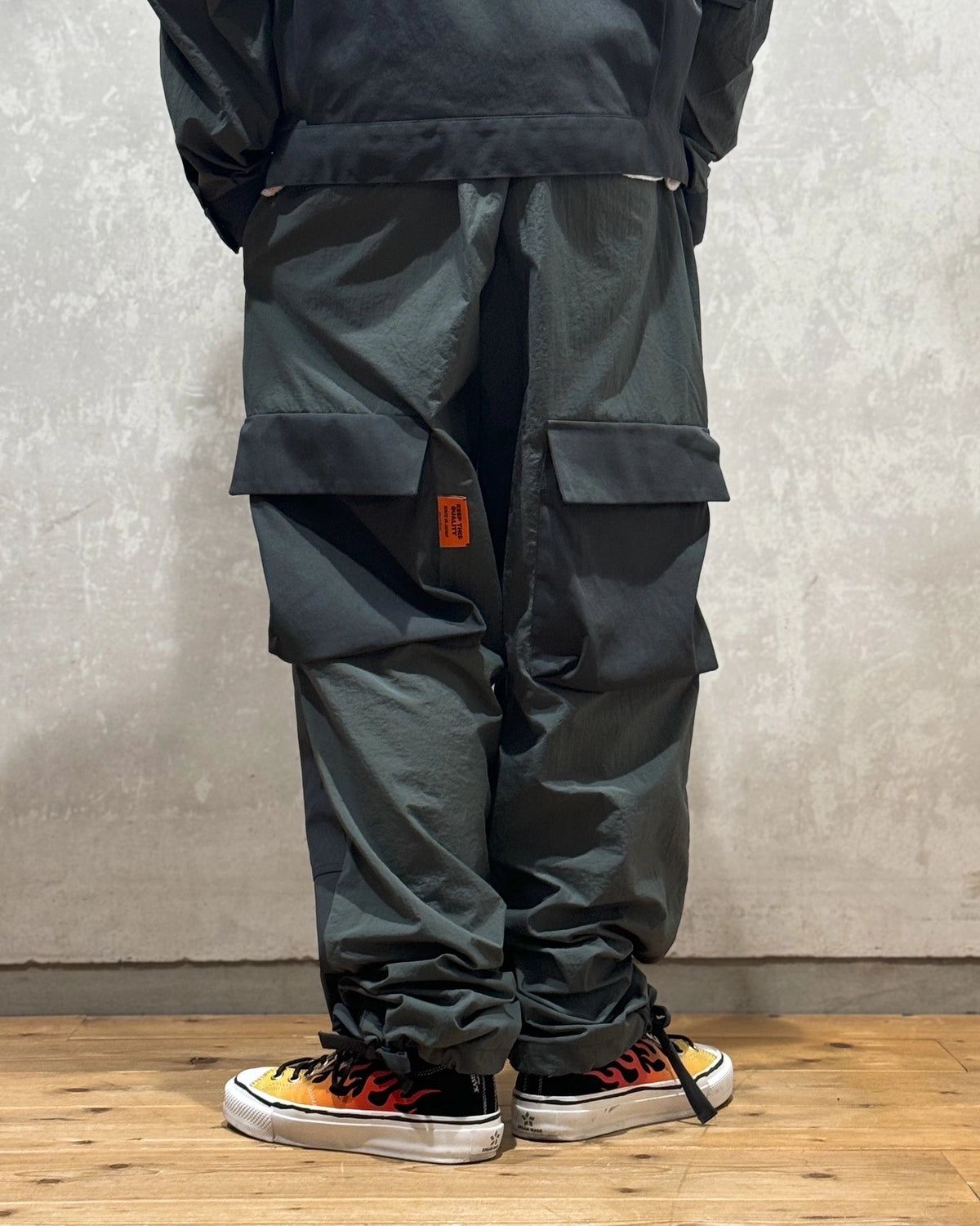 ALWAYS OUT OF STOCK / DOUBLE KNEE EASY CARGO PANTS (HA-025106114)