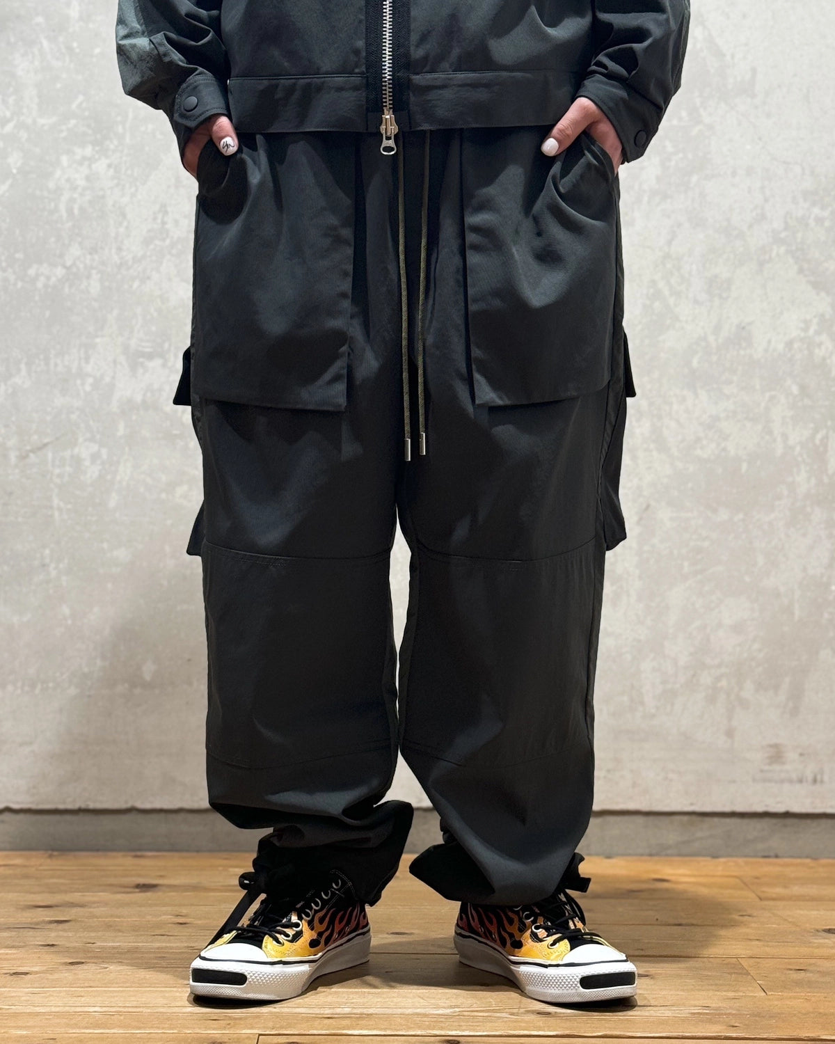 ALWAYS OUT OF STOCK / DOUBLE KNEE EASY CARGO PANTS (HA-025106114)
