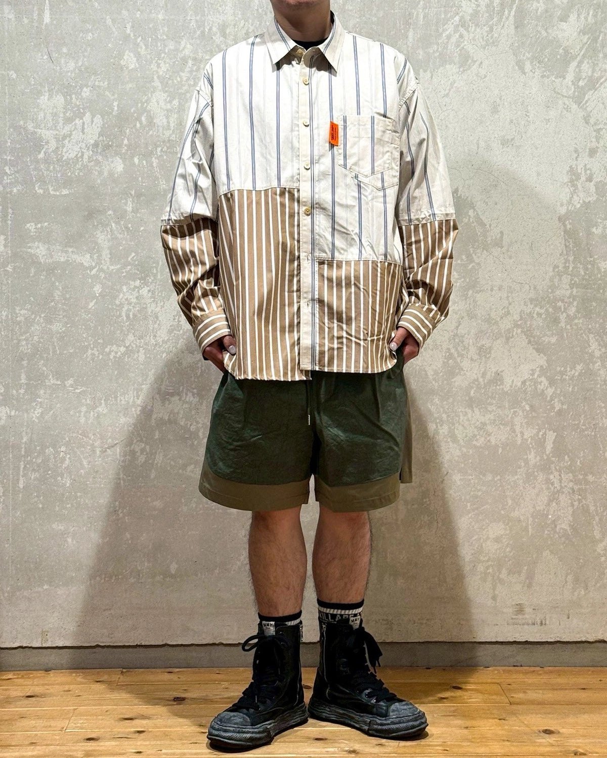 ALWAYS OUT OF STOCK / TUCK BASKETBALL SHORTS (HA-025106226)