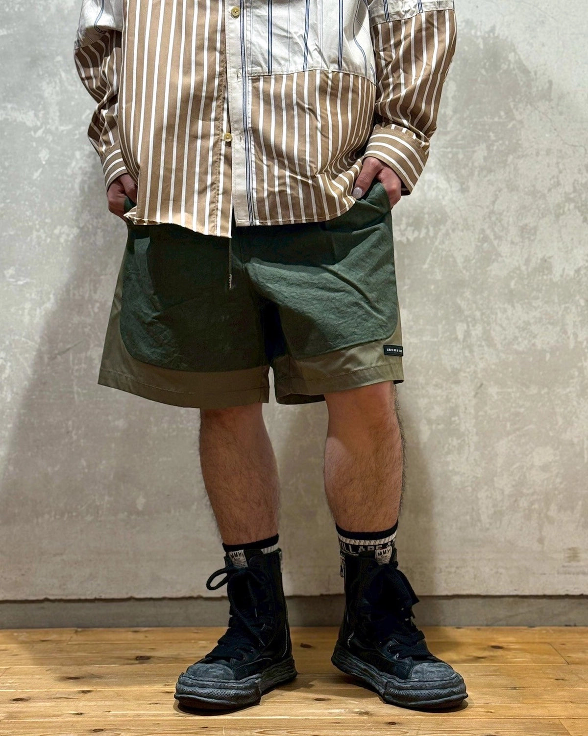 ALWAYS OUT OF STOCK / TUCK BASKETBALL SHORTS (HA-025106226)
