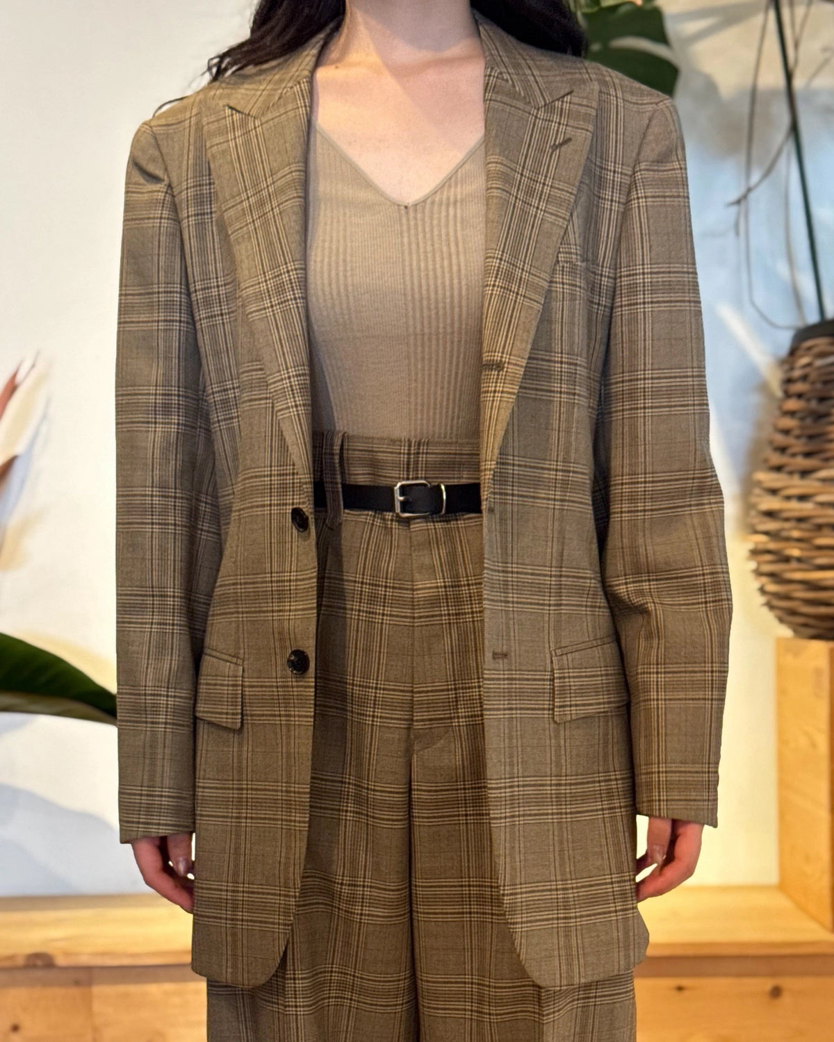 BOWTE / SUPER 130'S CHECK DRESS TROUSERS (262-04-0003)