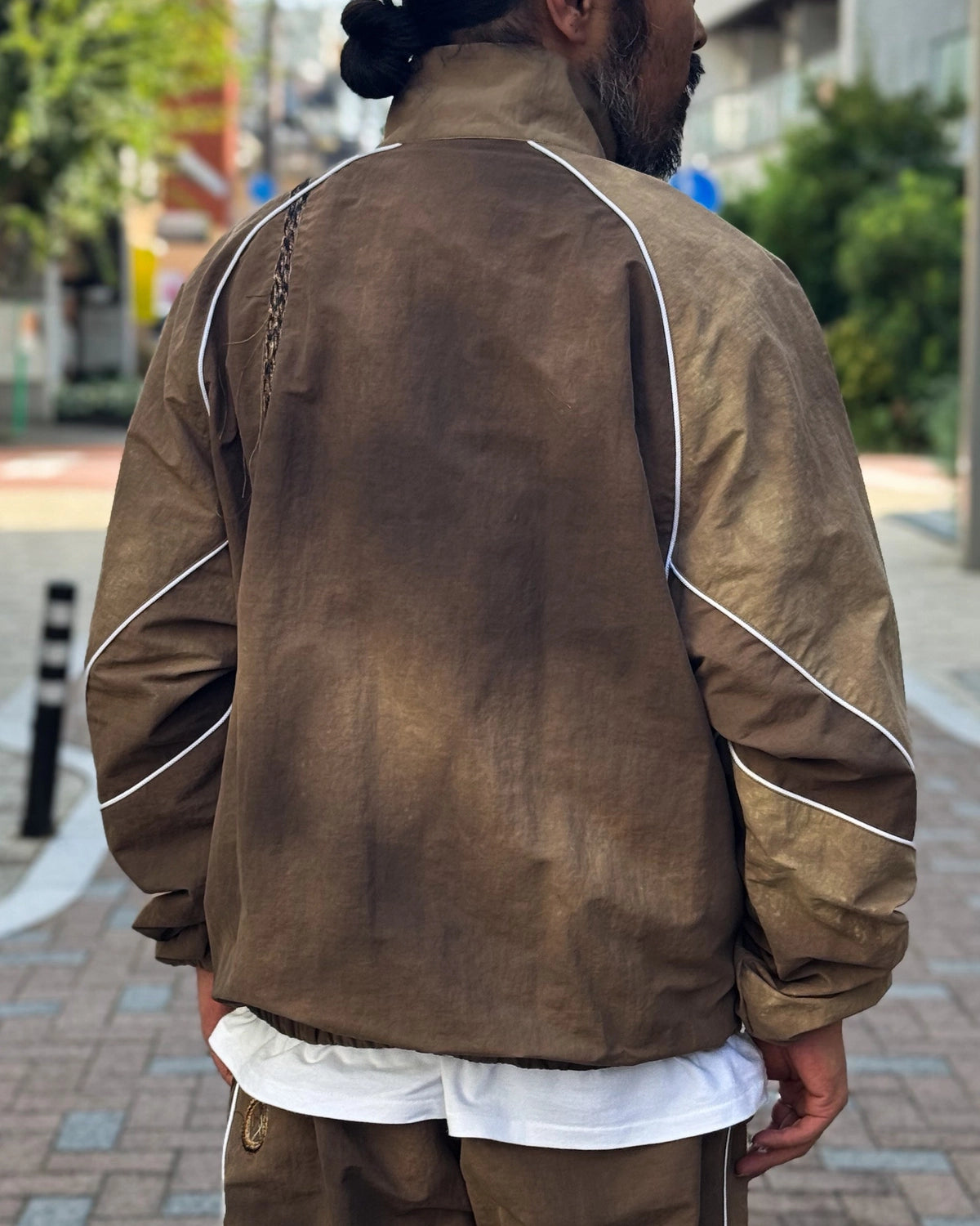 doublet / TROMPE L’OEIL EMBROIDERY ANORAK (26AW37BL269)