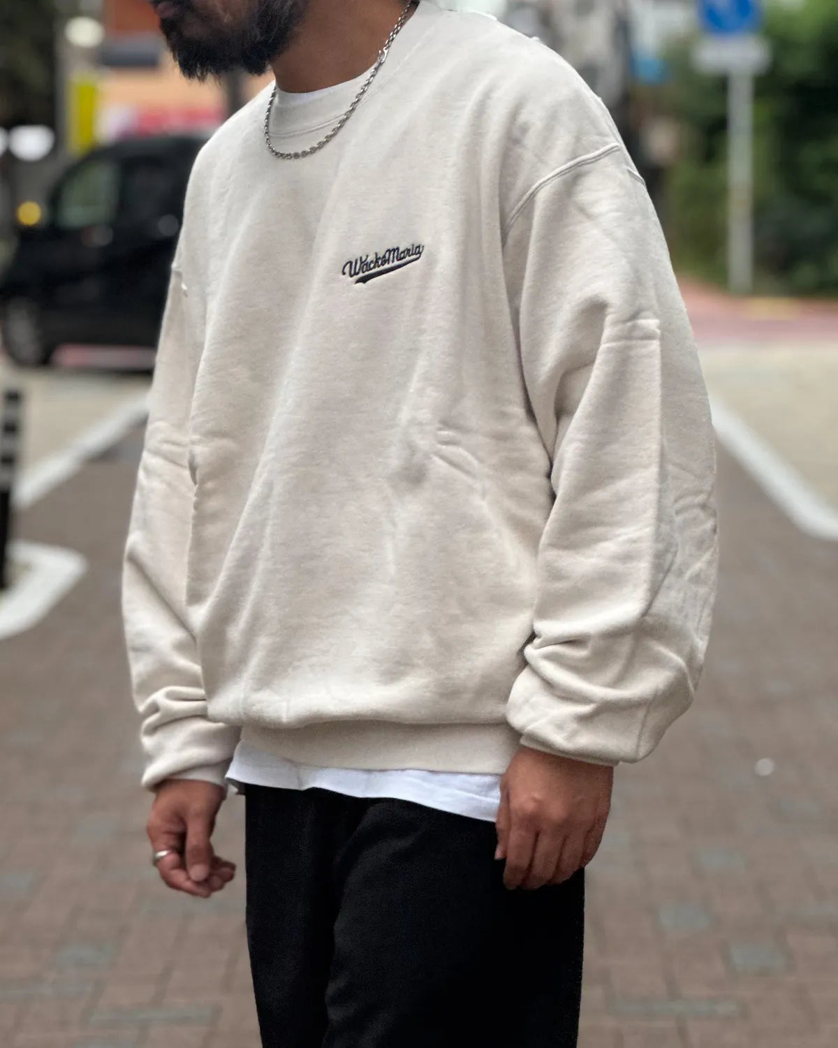 WACKO MARIA / WASHED HEAVY WEIGHT SWEAT SHIRT -TYPE-1- (26FWE-WMC-SS03)