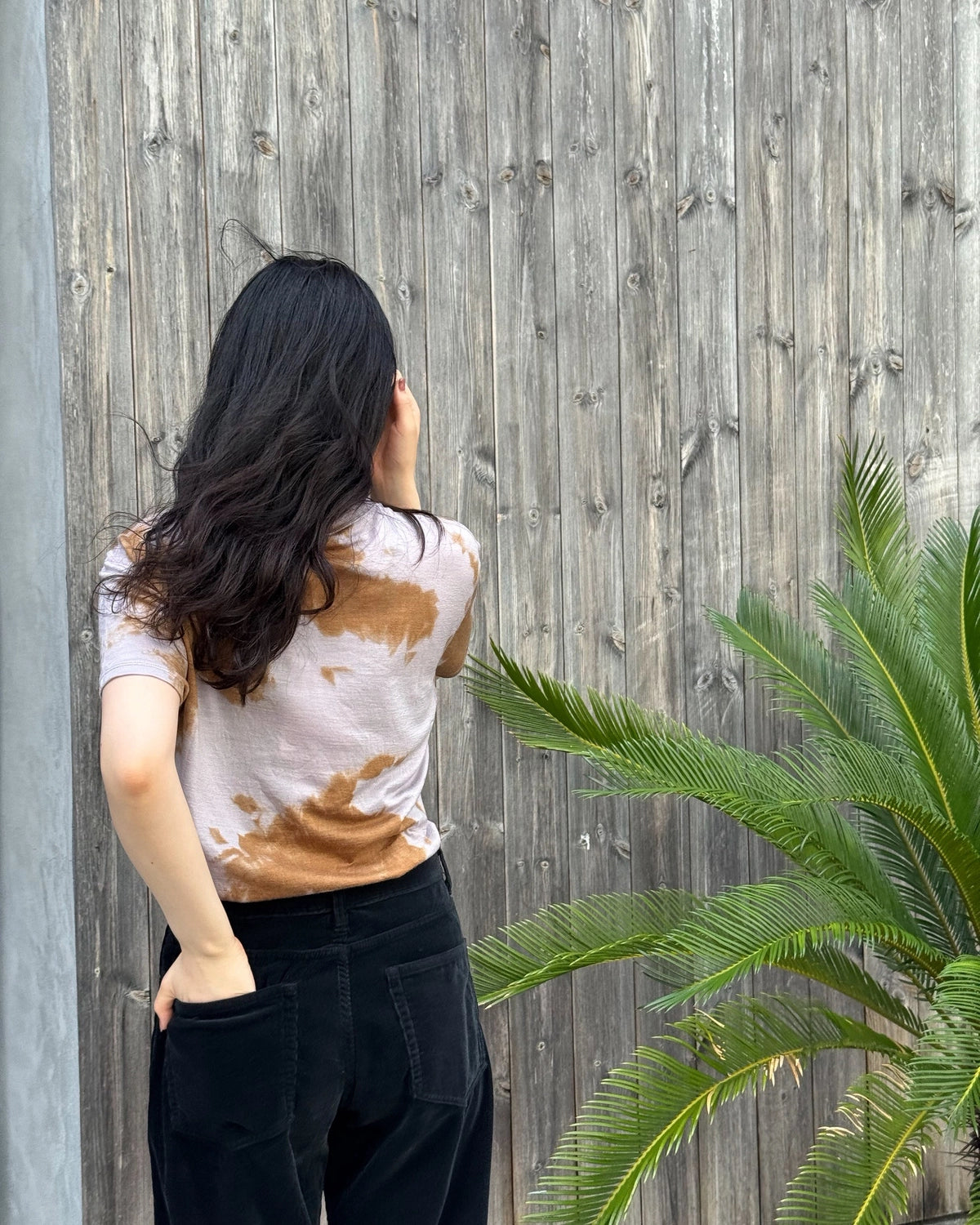PHEENY / Merino Wool Dyed S/S Tee (PA26-CS12)