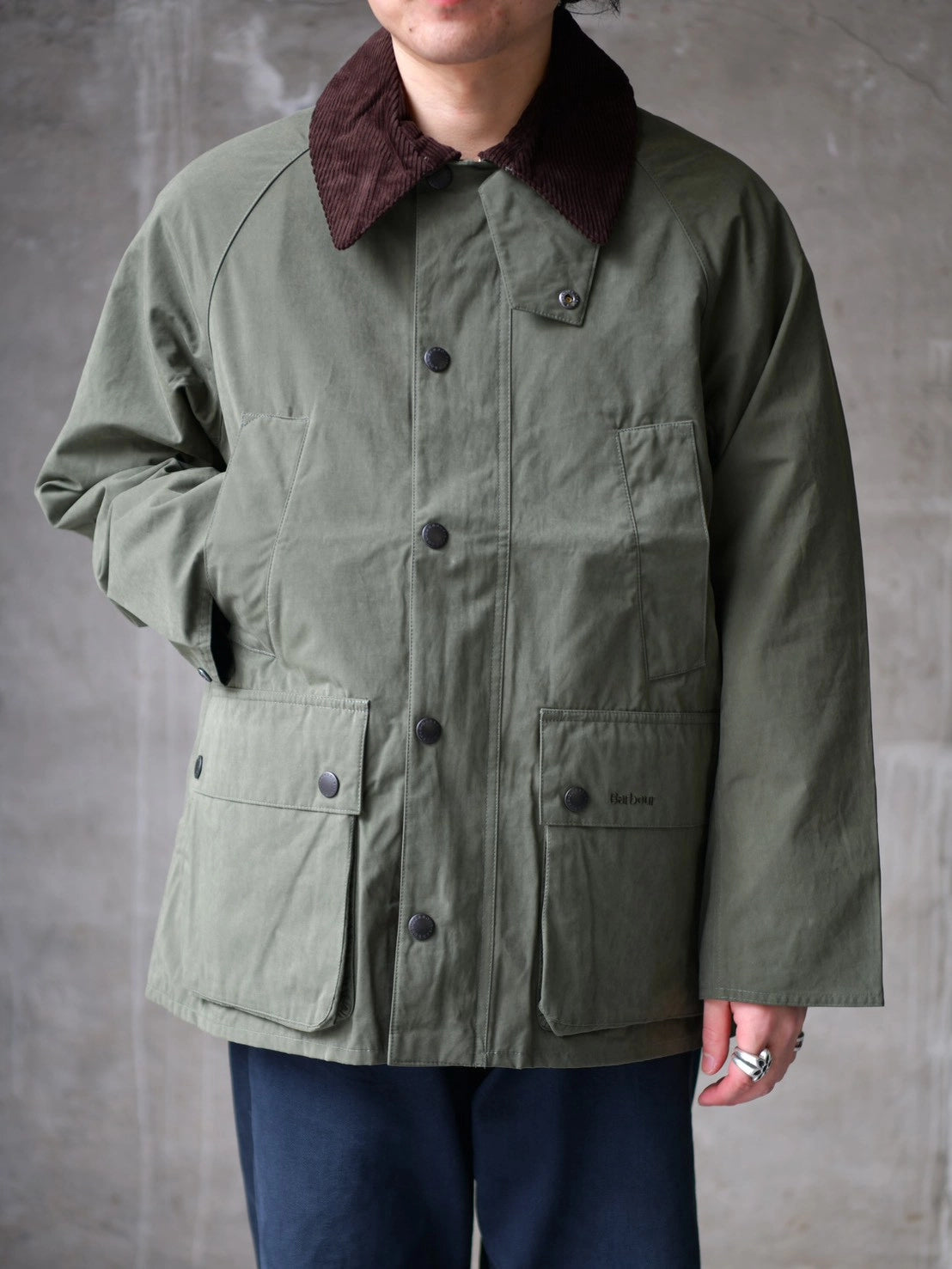 Barbour / 【BEDALE / ビデイル】ピーチスキン コットン ブルゾン (261MCA0933)