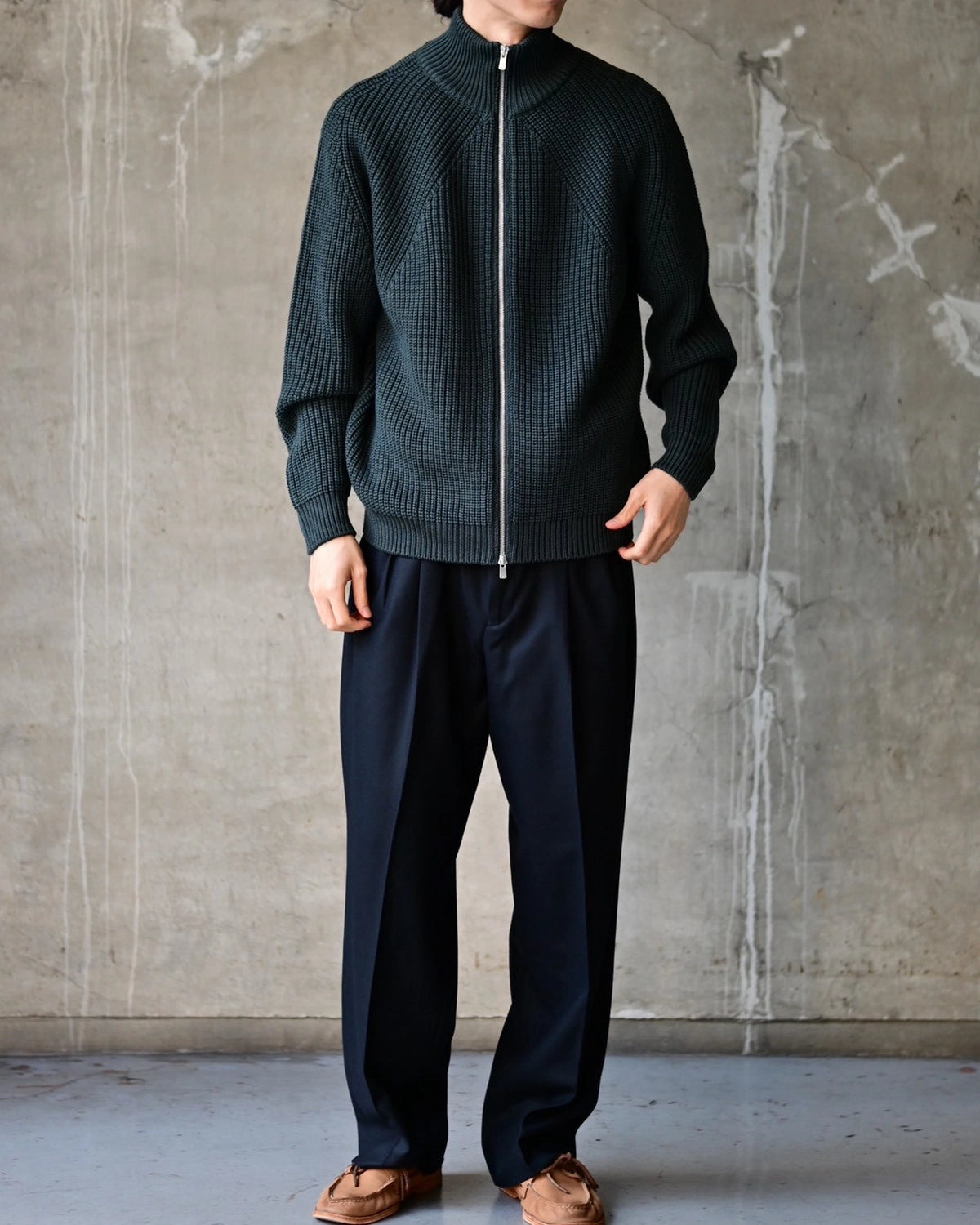 BATONER / SIGNATURE DRIVERS KNIT (BN-26FM-049)