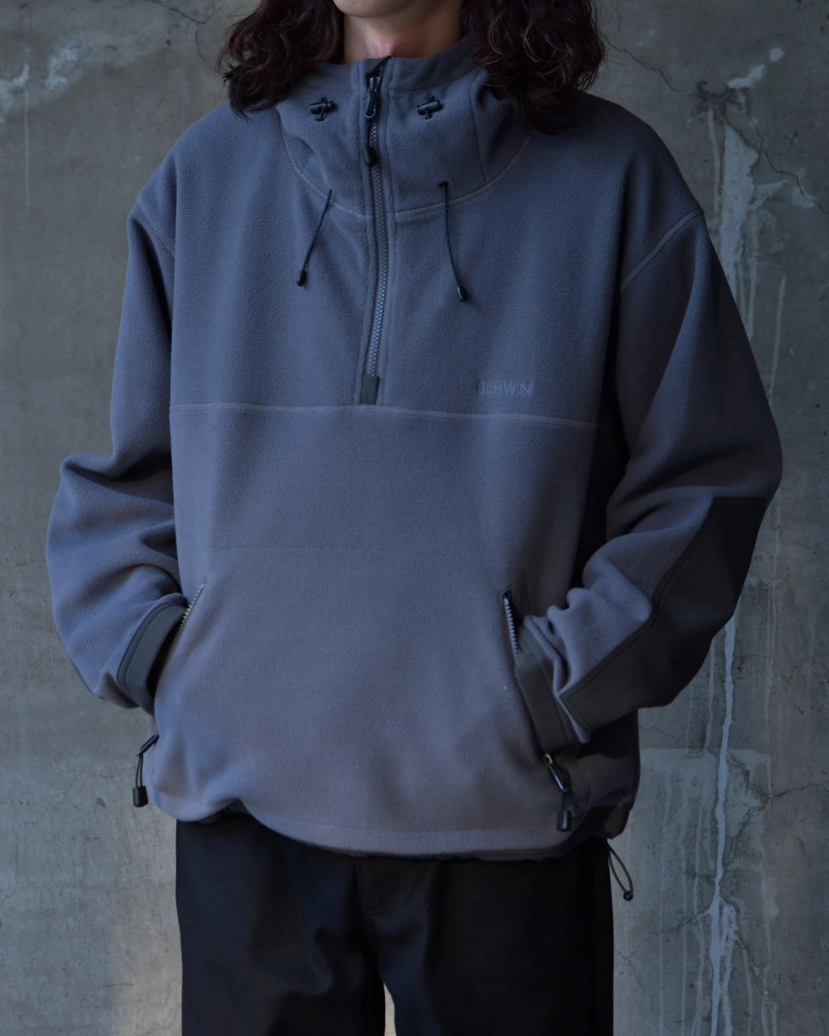 BEDWIN & THE HEARTBREAKERS / PULLOVER FLEECE JACKET "STEVE" (26AB5662)