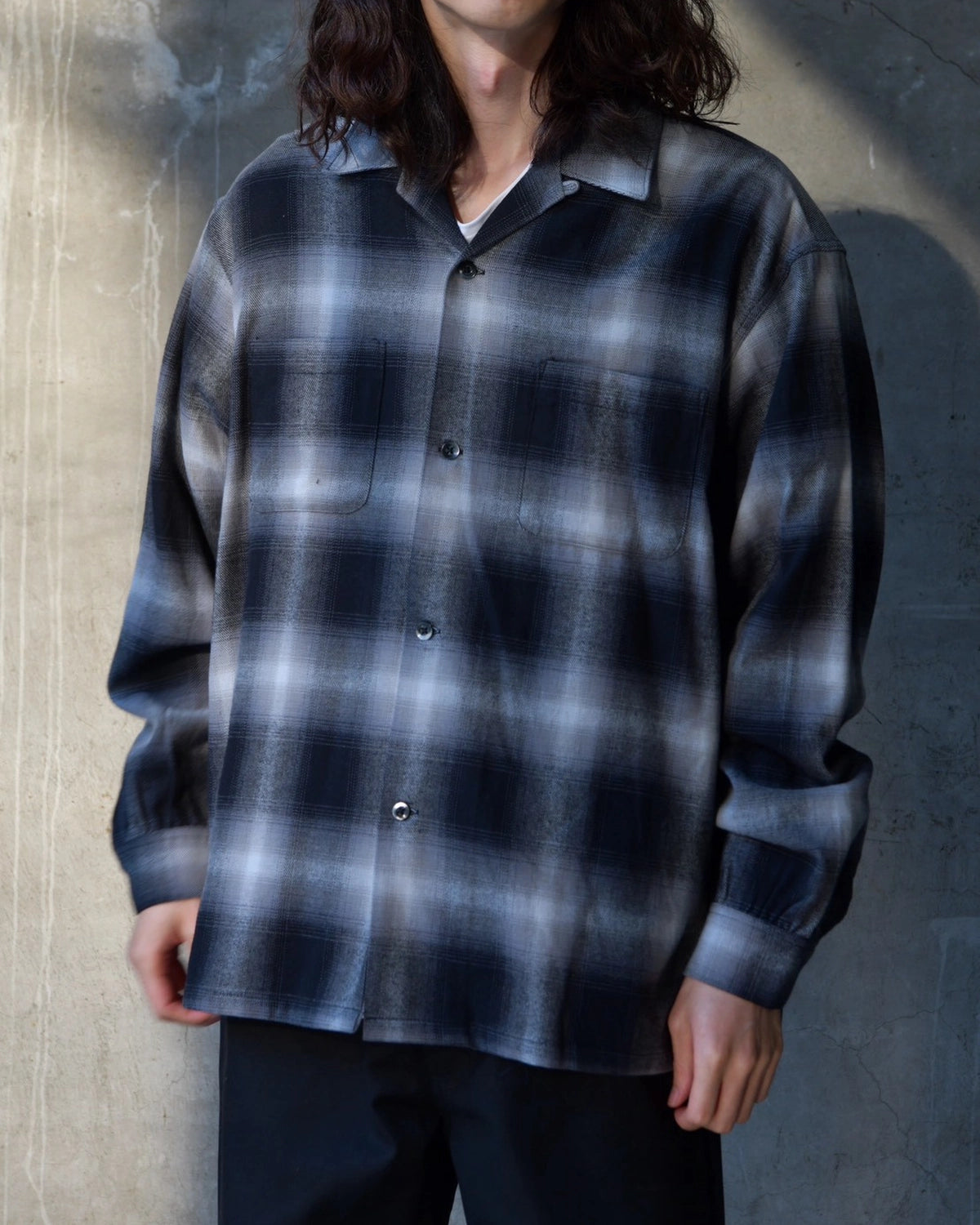 BEDWIN & THE HEARTBREAKERS / FIVE BROTER Ex. L/S CHECK SHIRT "VIN" (26AB1769)