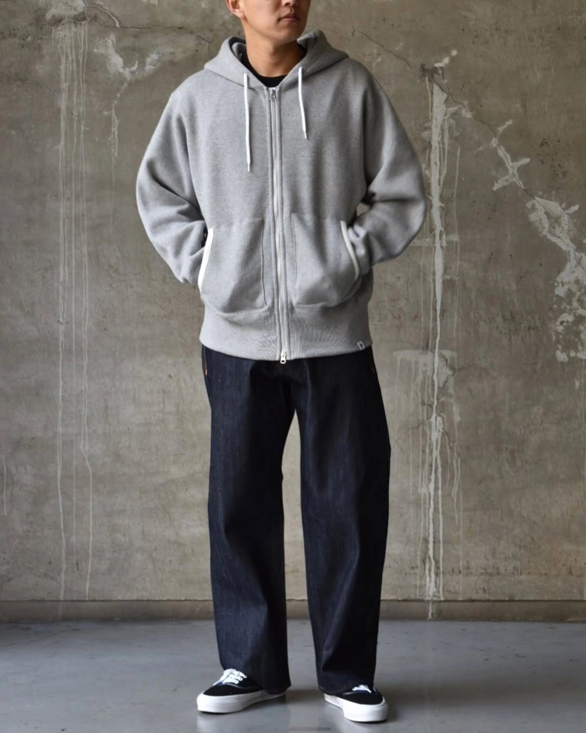 BEDWIN & THE HEARTBREAKERS / CLIDD Ex. L/S ZIP UP HOODIE "OSHEA" (25SB2196)