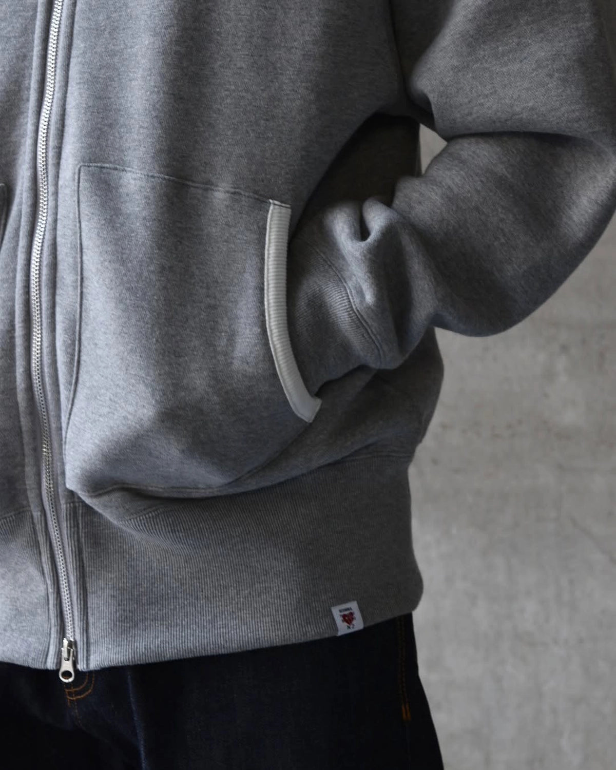BEDWIN & THE HEARTBREAKERS / CLIDD Ex. L/S ZIP UP HOODIE "OSHEA" (25SB2196)
