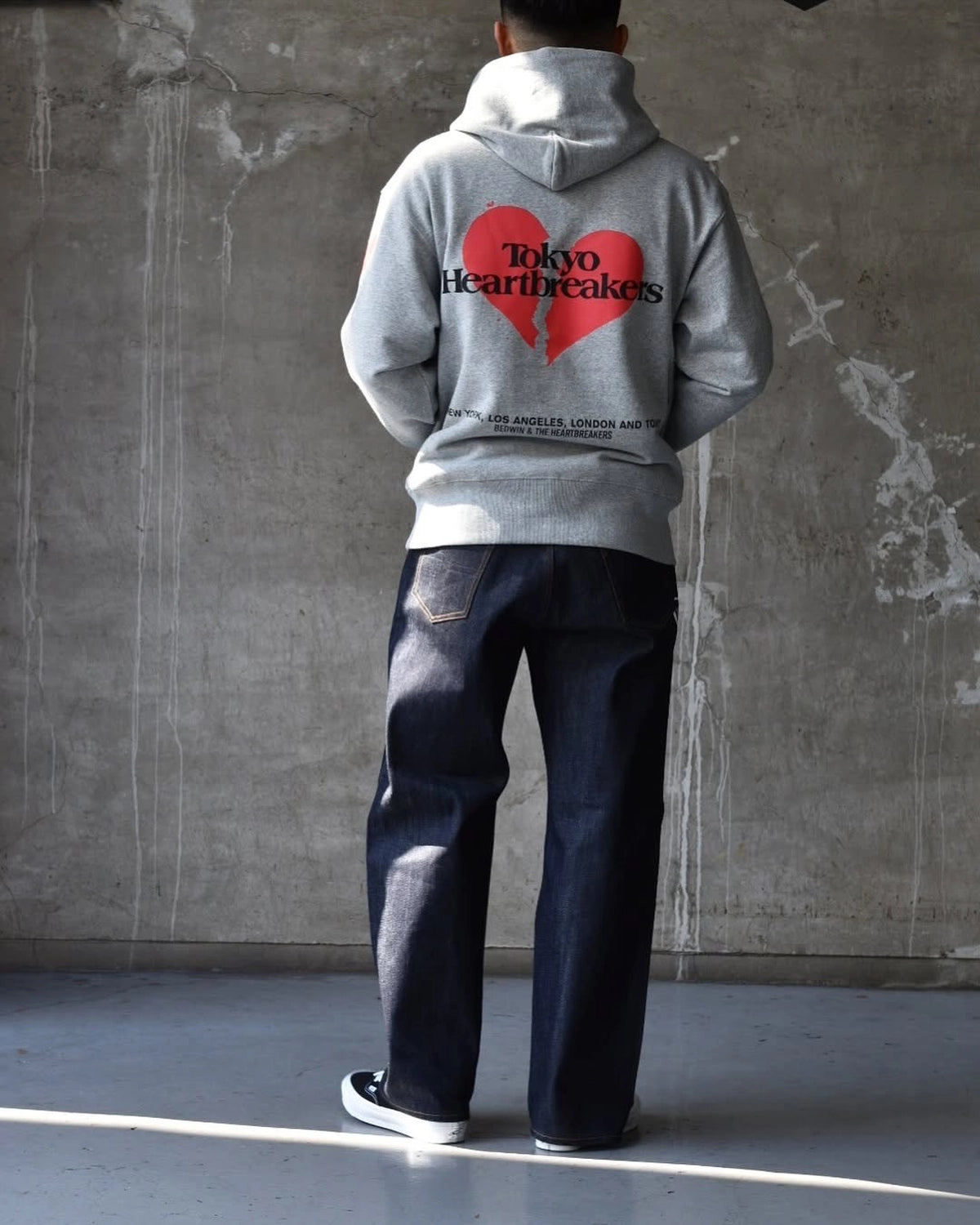 BEDWIN & THE HEARTBREAKERS / L/S PRINTED HOODIE ”STANLEY” (25SB2209)