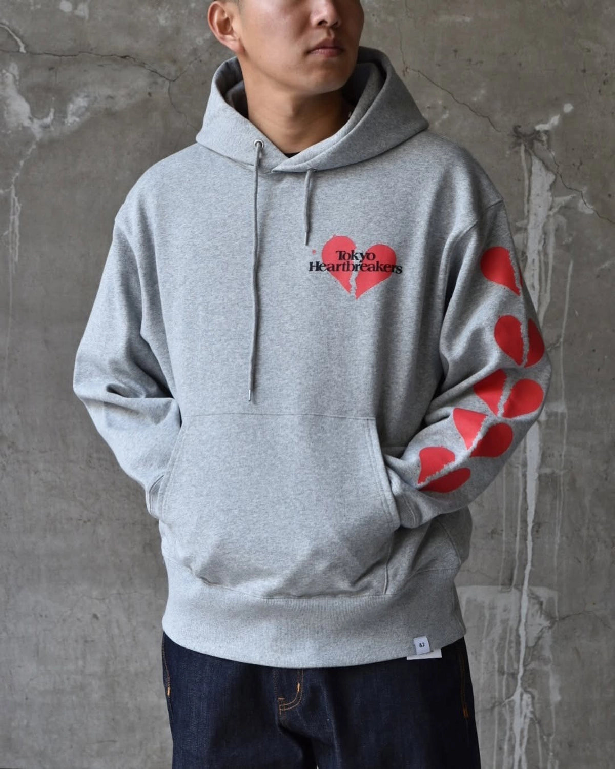 BEDWIN & THE HEARTBREAKERS / L/S PRINTED HOODIE ”STANLEY” (25SB2209)