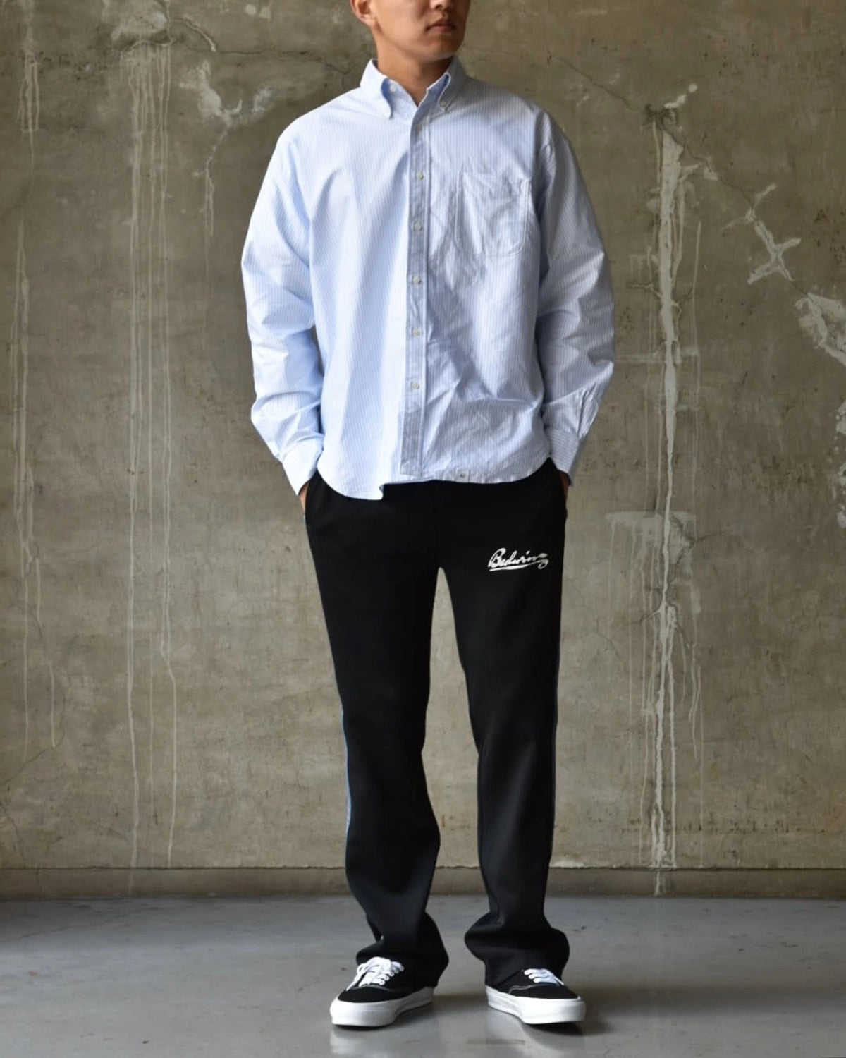 BEDWIN & THE HEARTBREAKERS / L/S B.D OXFORD SHIRT ”BRIAN” (25SB1742)