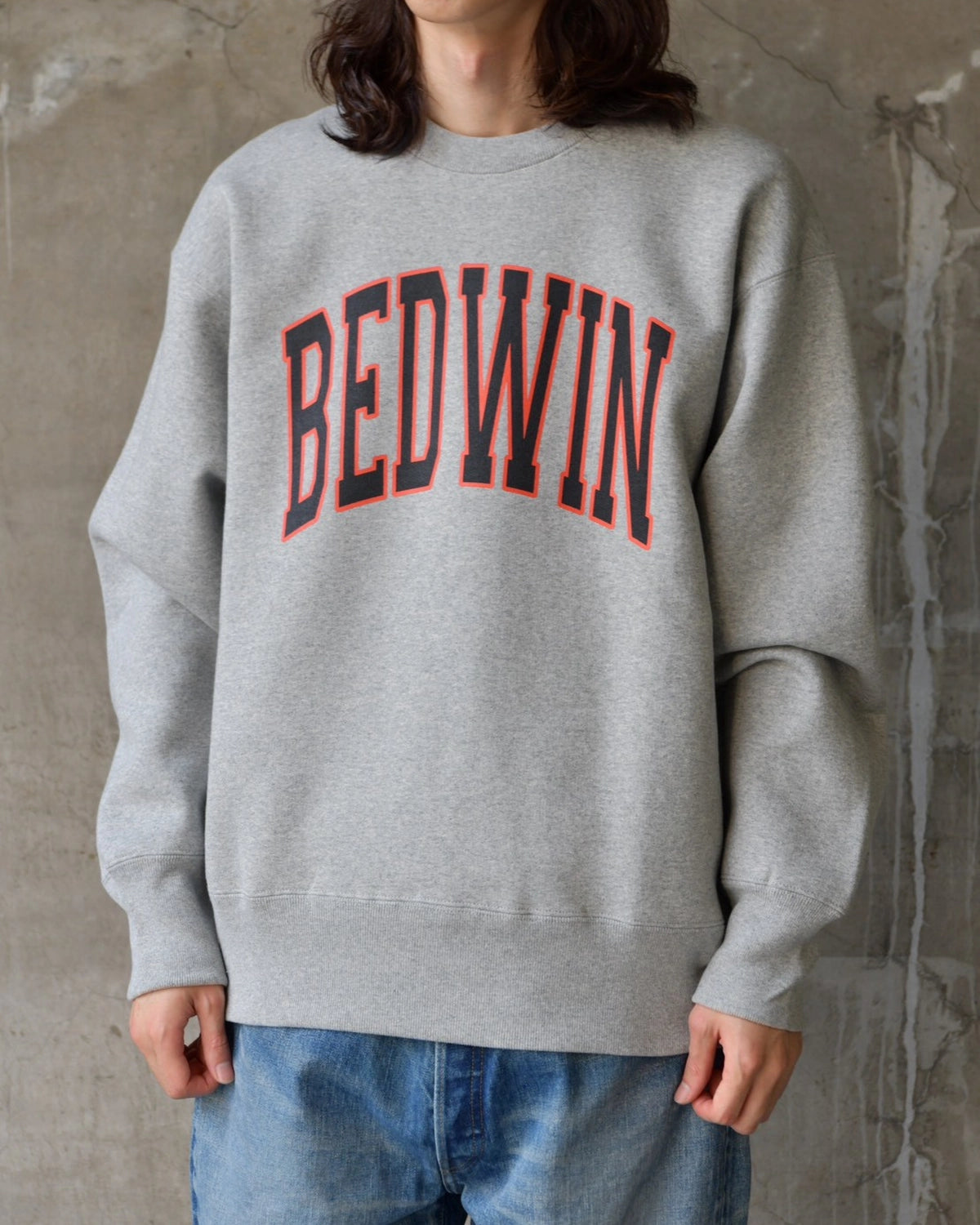 BEDWIN & THE HEARTBREAKERS / L/S VARSITY SWEATSHIRT "Varsity" (26AB2263)