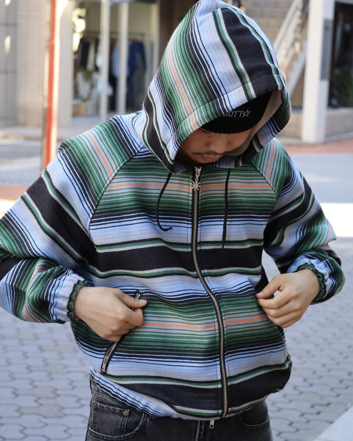 BoTT / Serape Raglan Zip Hoodie