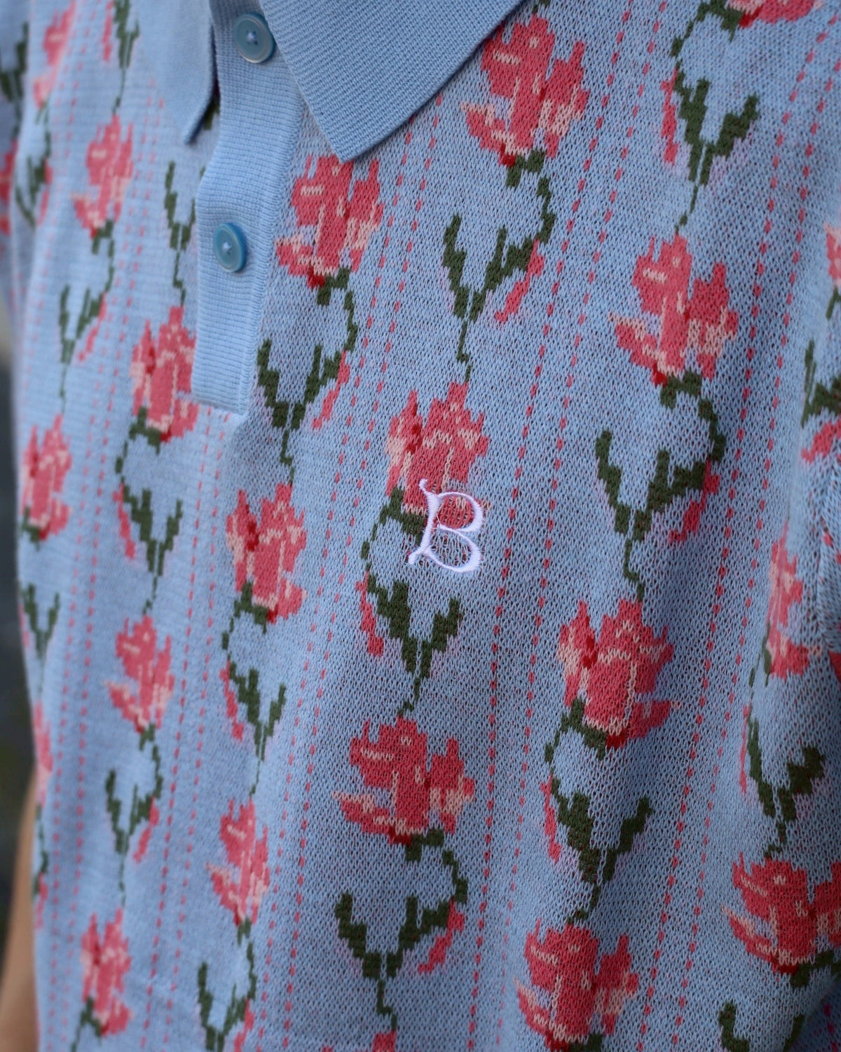BoTT / Flower S/S Knit Polo