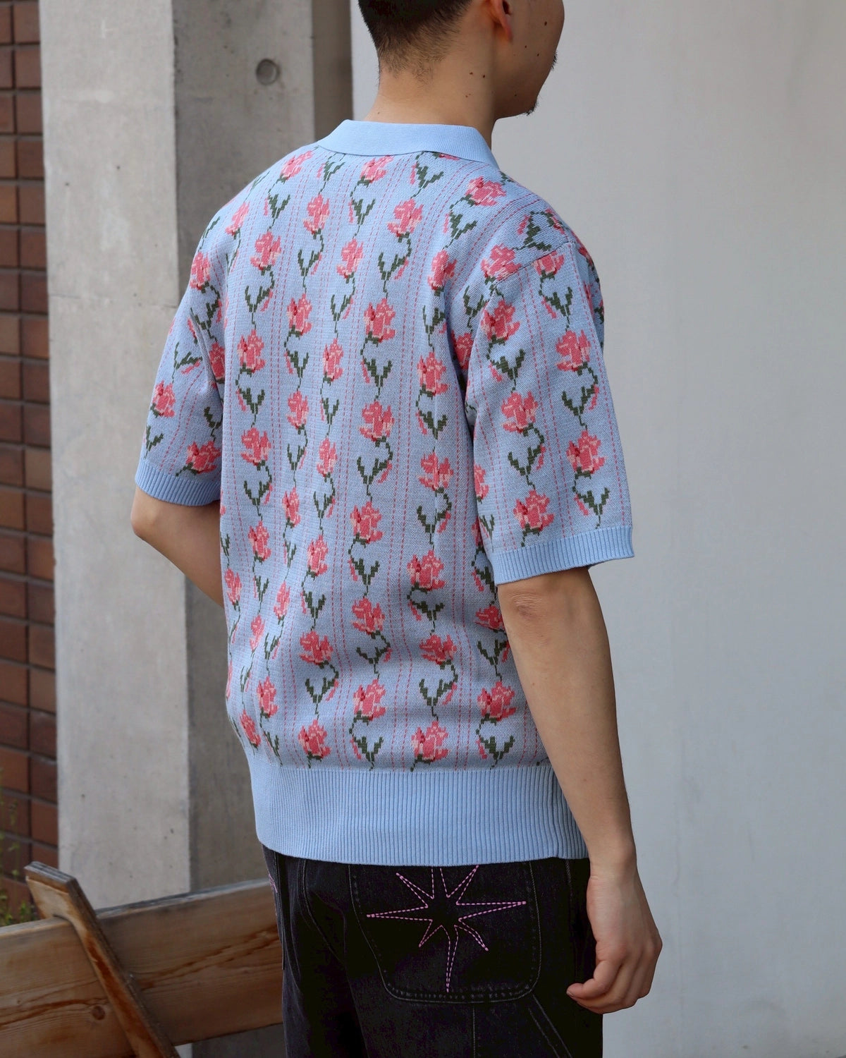 BoTT / Flower S/S Knit Polo