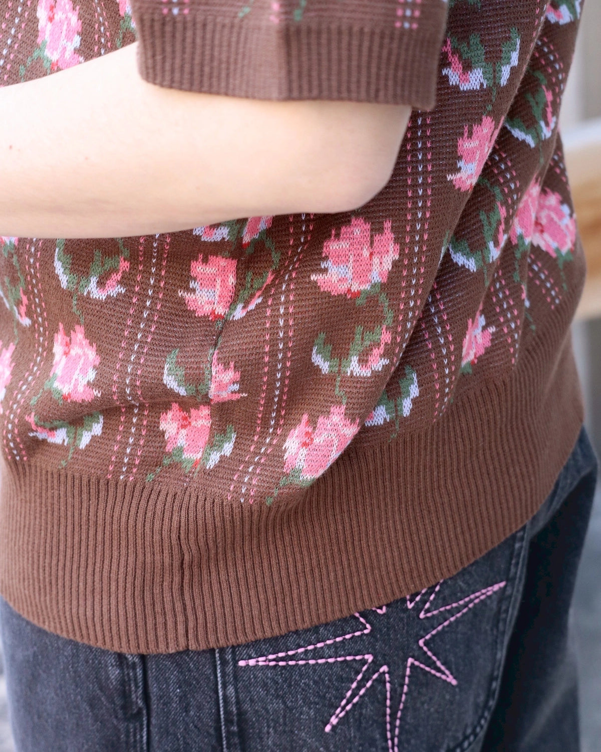 BoTT / Flower S/S Knit Polo