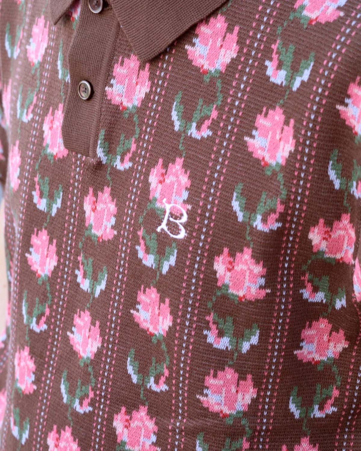 BoTT / Flower S/S Knit Polo