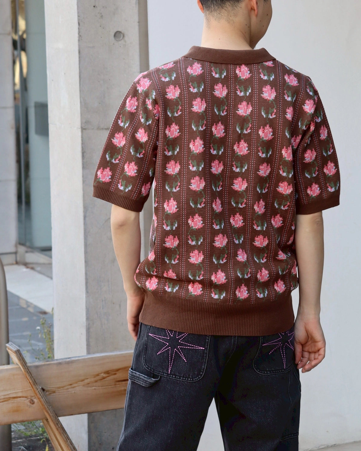 BoTT / Flower S/S Knit Polo
