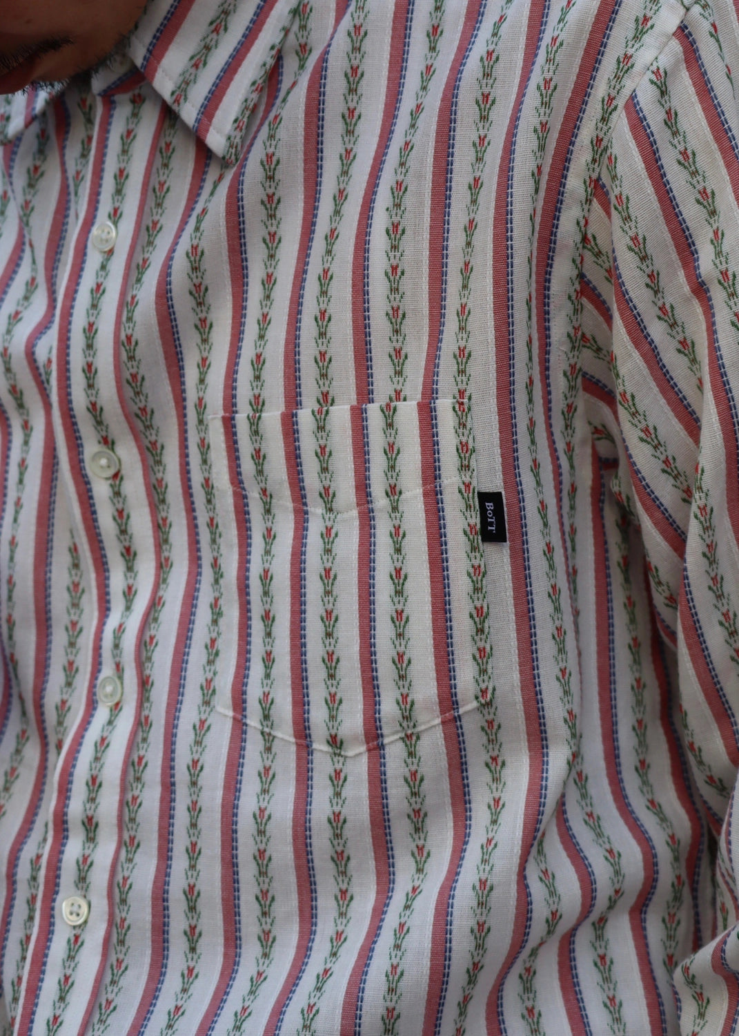 BoTT / Flower Striped Shirt