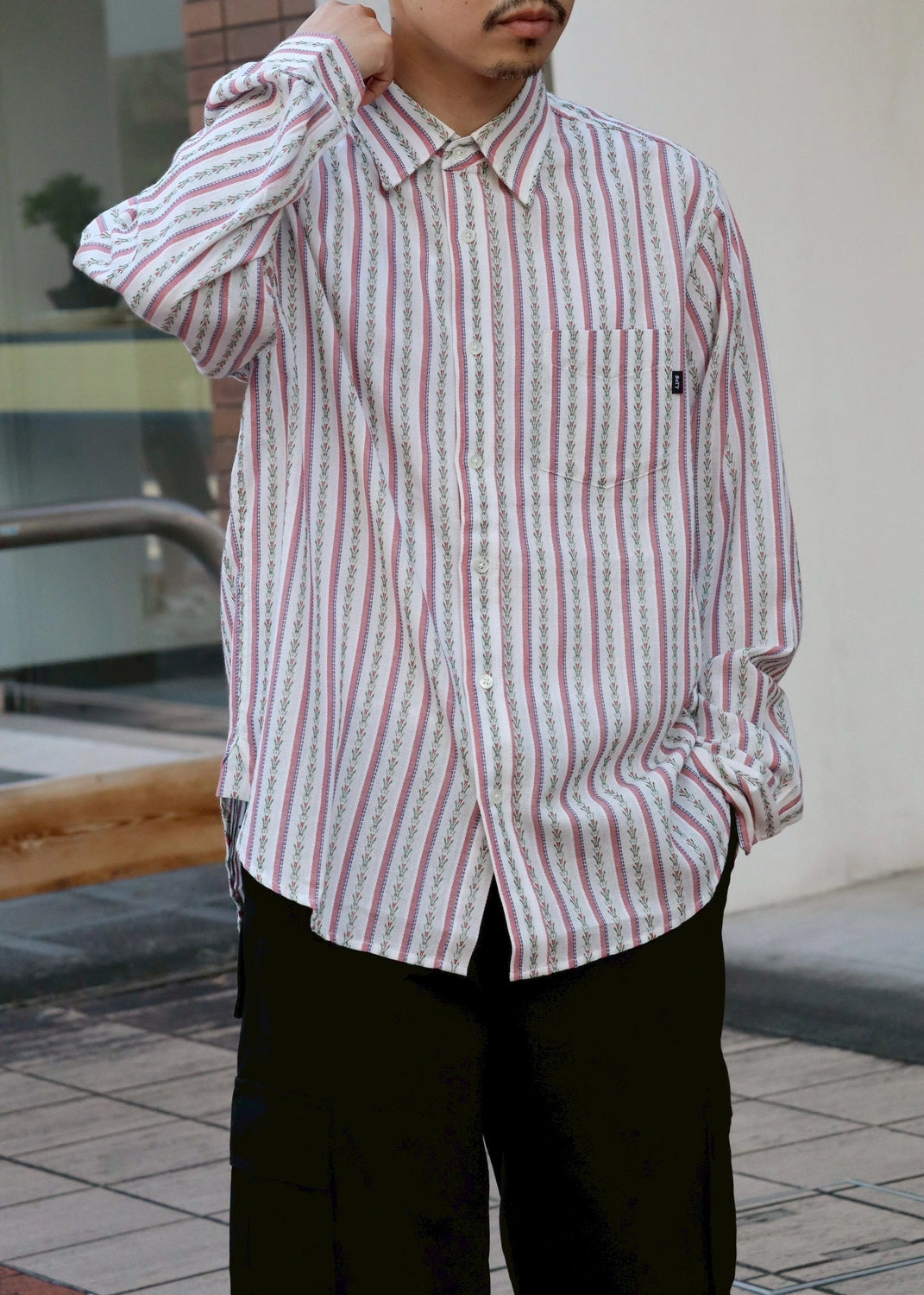 BoTT / Flower Striped Shirt
