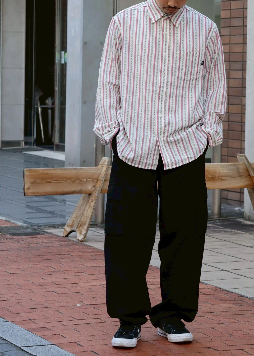 BoTT / Flower Striped Shirt