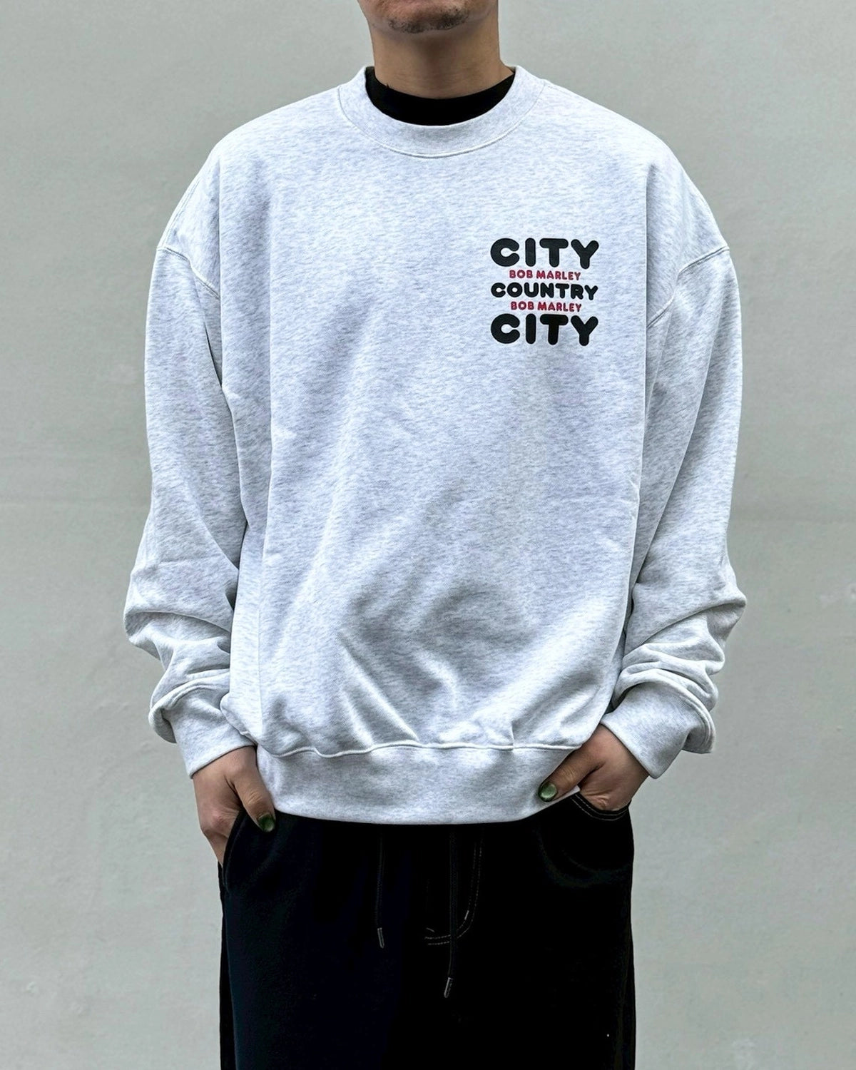 CITY COUNTRY CITY × BOB MARLEY / SWEAT SHIRT _ LIVE (CCC-261C004)