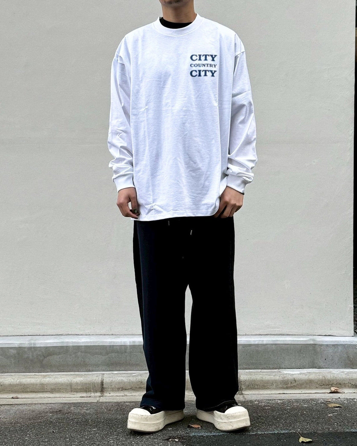 CITY COUNTRY CITY / COTTON L/S T-SHIRT_ CITY COUNTRY CITY (CCC-261T002)