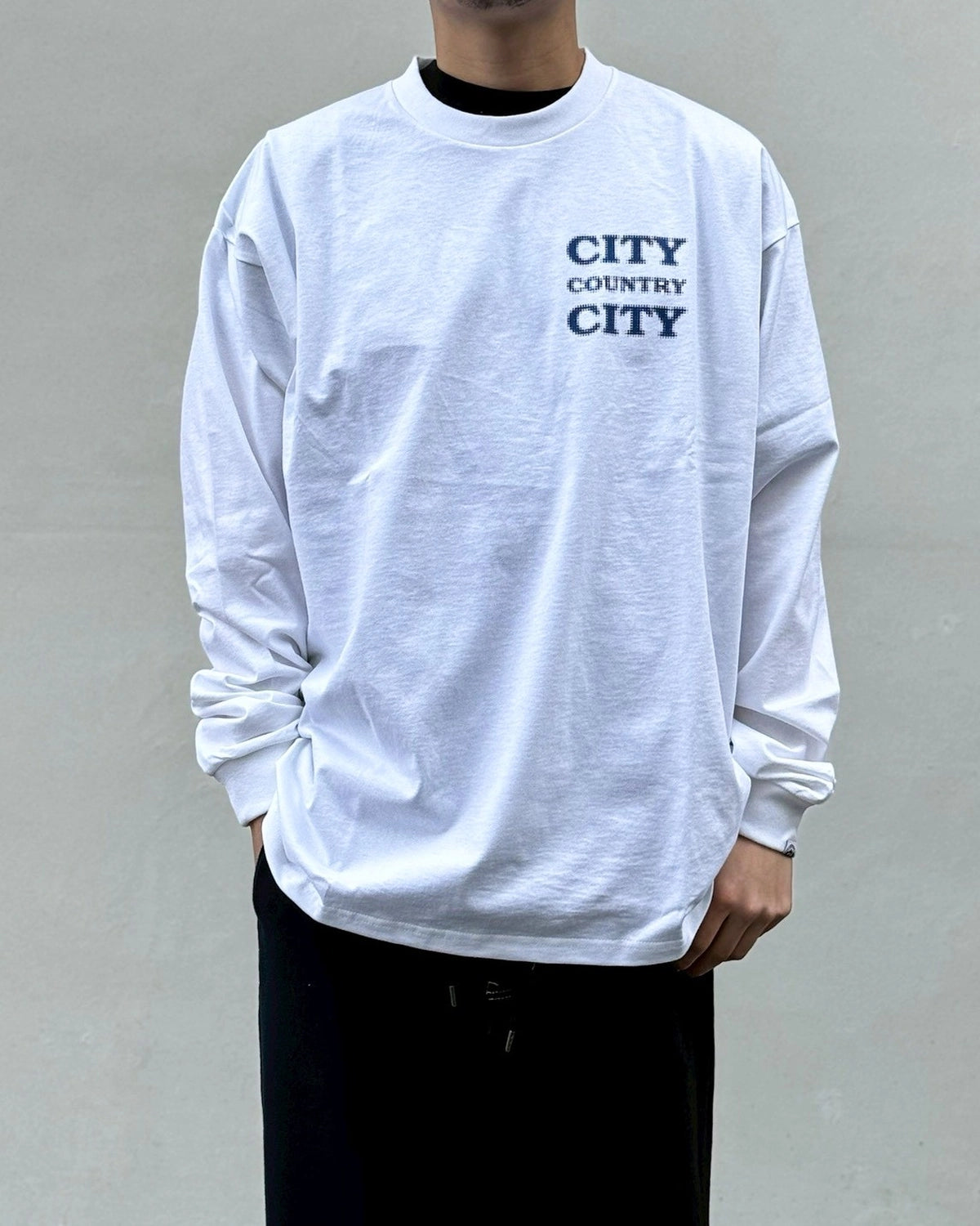 CITY COUNTRY CITY / COTTON L/S T-SHIRT_ CITY COUNTRY CITY (CCC-261T002)