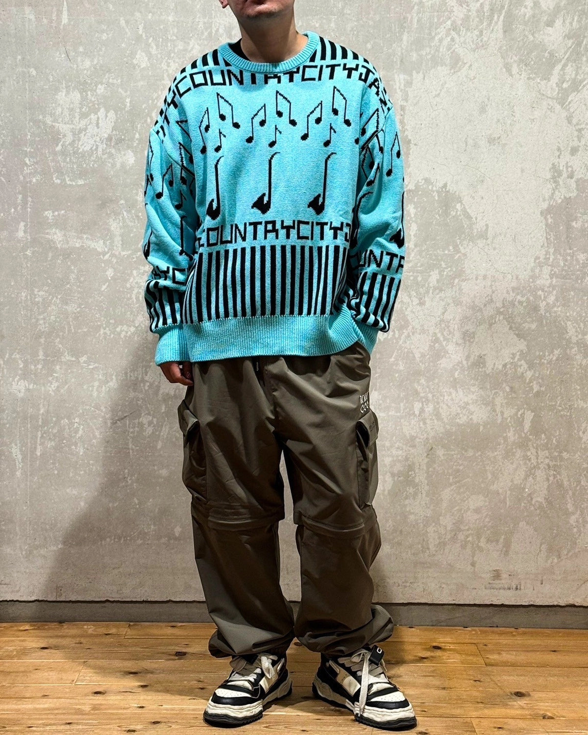 CITY COUNTRY CITY / KNIT SWEATER SITY COUNTRY CITY JAZZ (CCC-251K001)