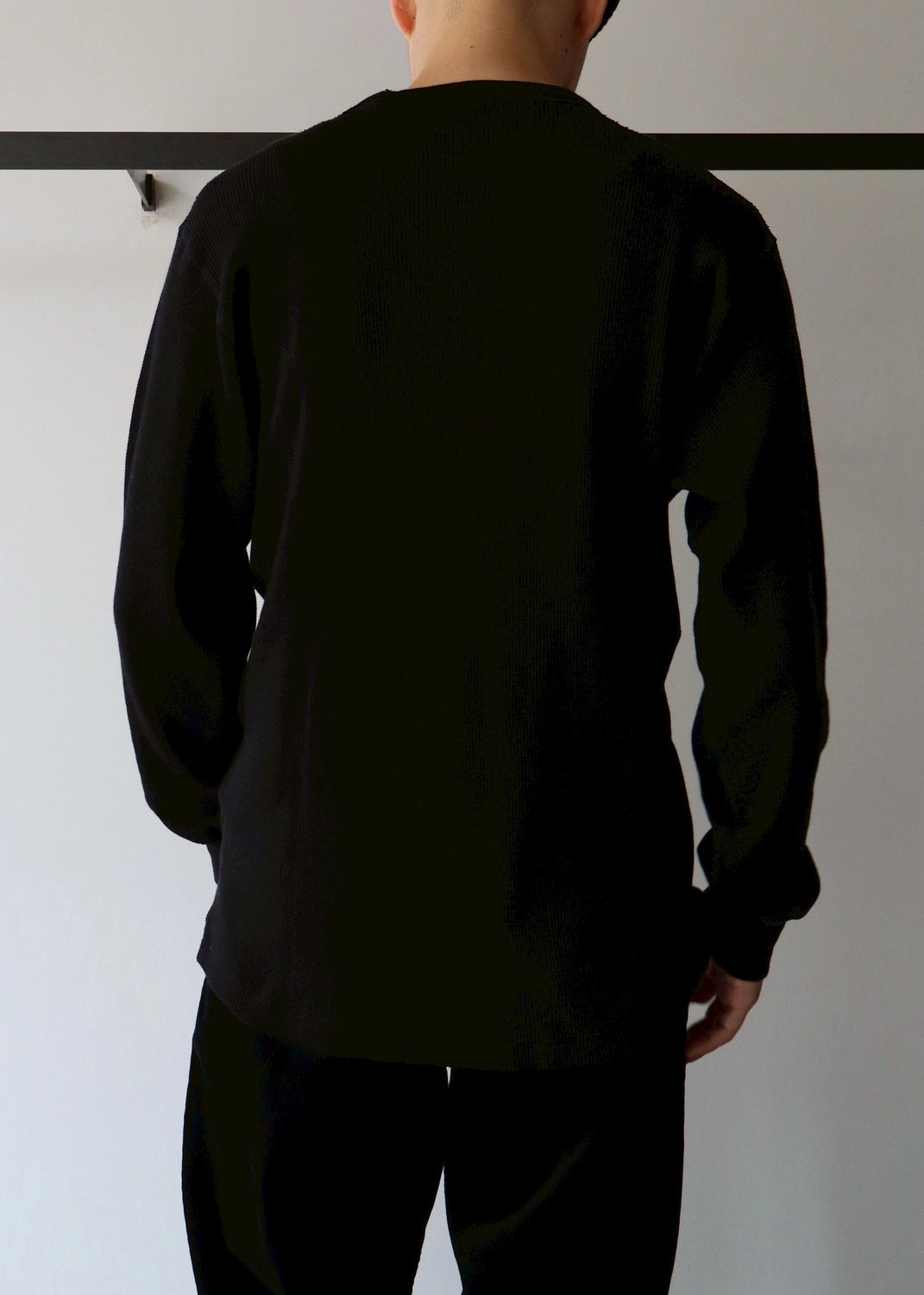 COMOLI / コットンカシミヤ ワッフル長袖クルー (C03-05018)