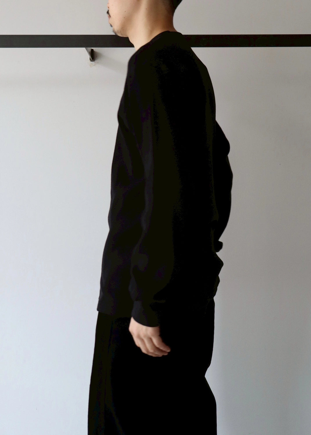 COMOLI / コットンカシミヤ ワッフル長袖クルー (C03-05018)