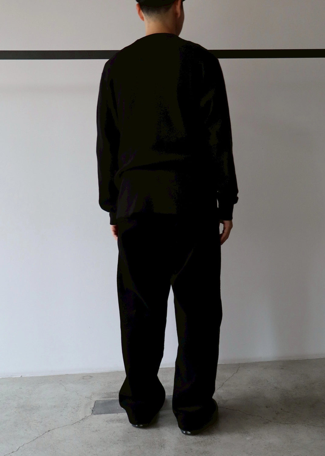 COMOLI / コットンカシミヤ ワッフル長袖クルー (C03-05018)