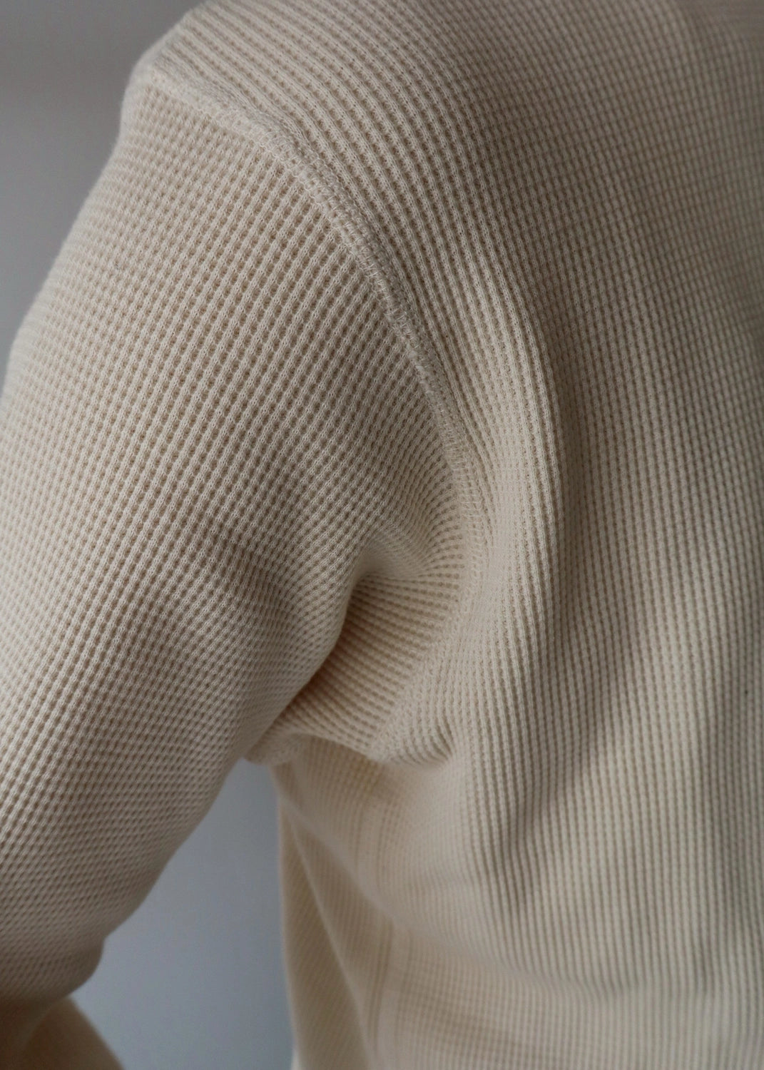 COMOLI / コットンカシミヤ ワッフル長袖クルー (C03-05018)