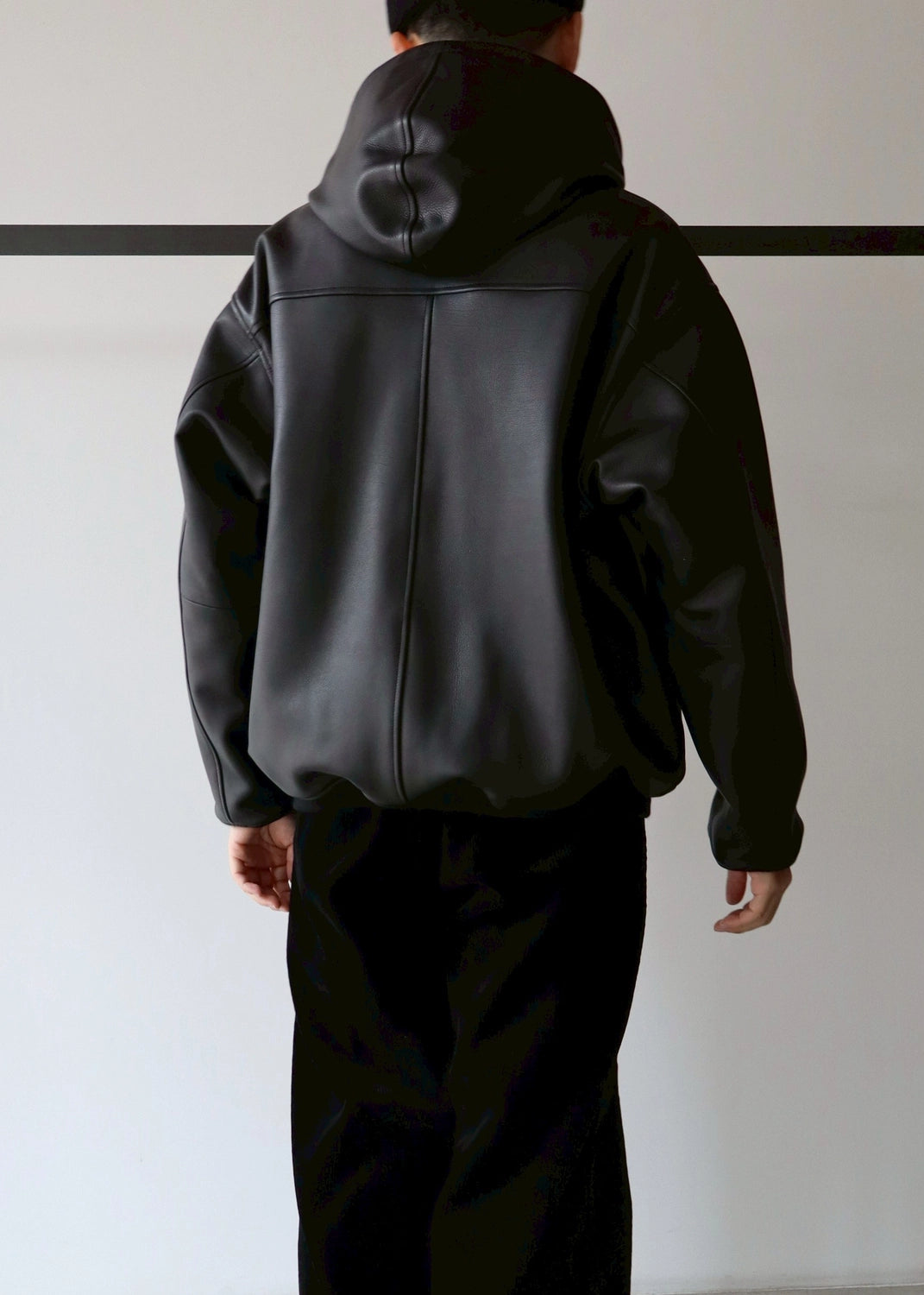 COMOLI / カーフスキン ジップパーカ (C03-01028)