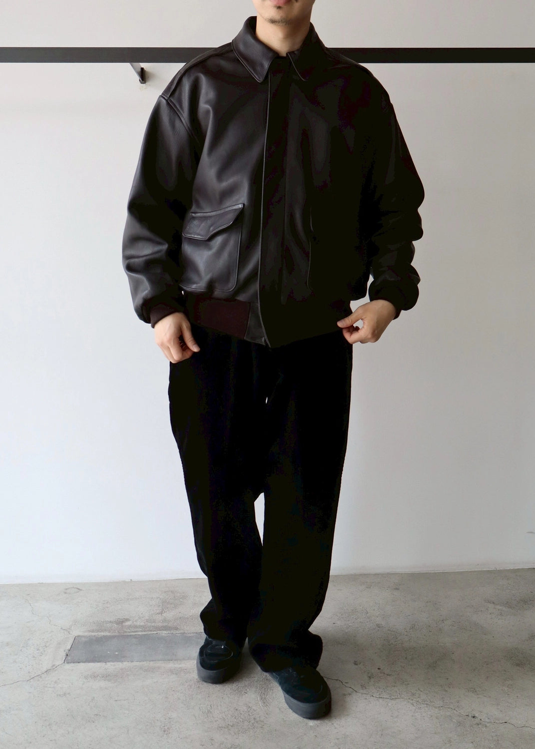 COMOLI / シープスキン A-2ジャケット (C03-01029)