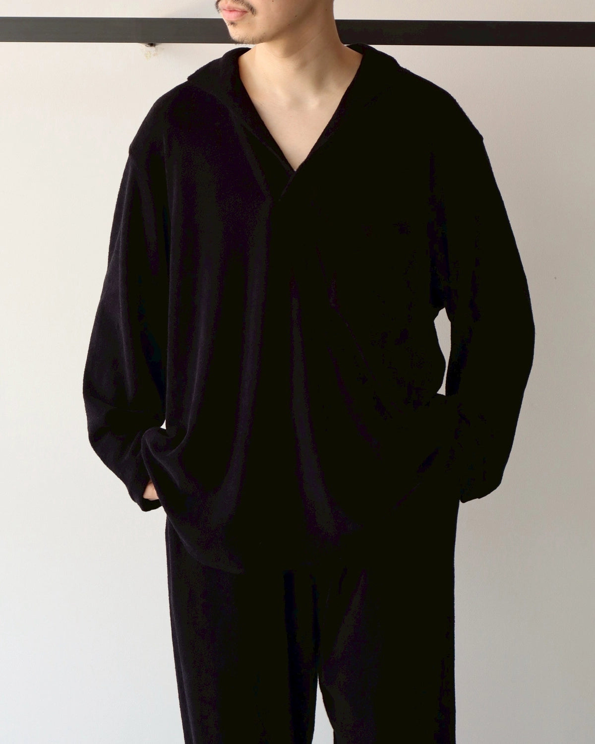 COMOLI / パイル スキッパーシャツ (B01-05039)