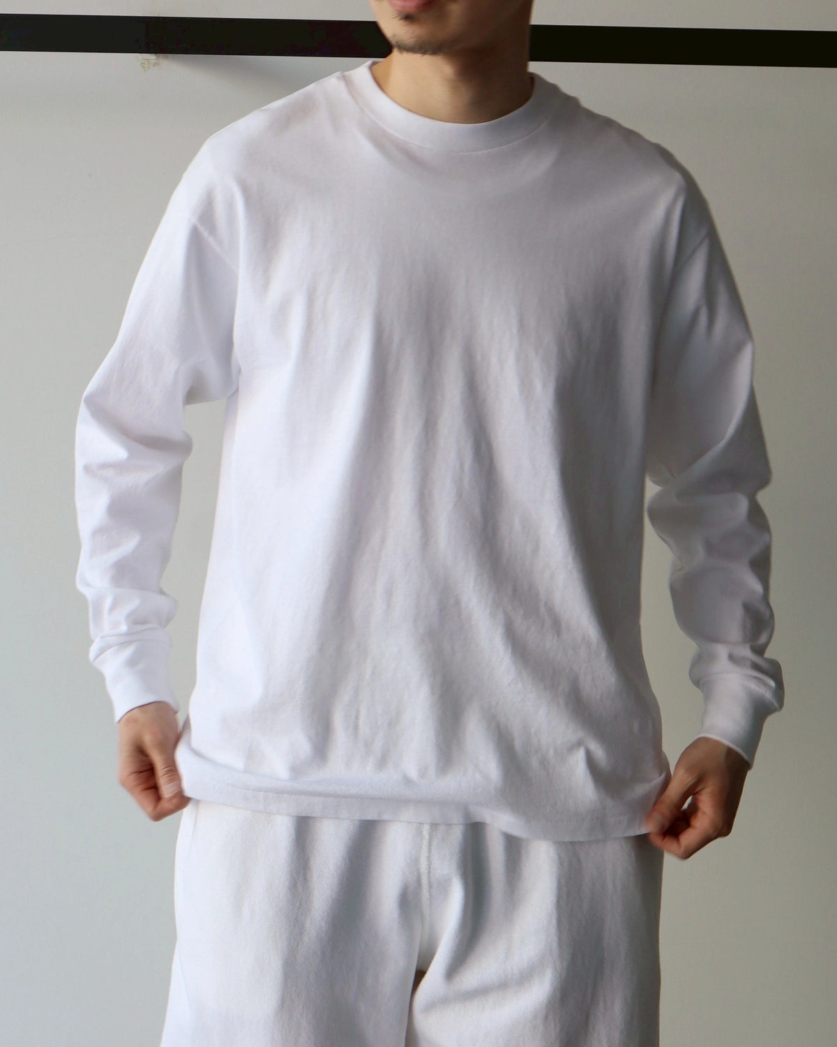 COMOLI / コットンジャージ 長袖Tシャツ (B01-05009)
