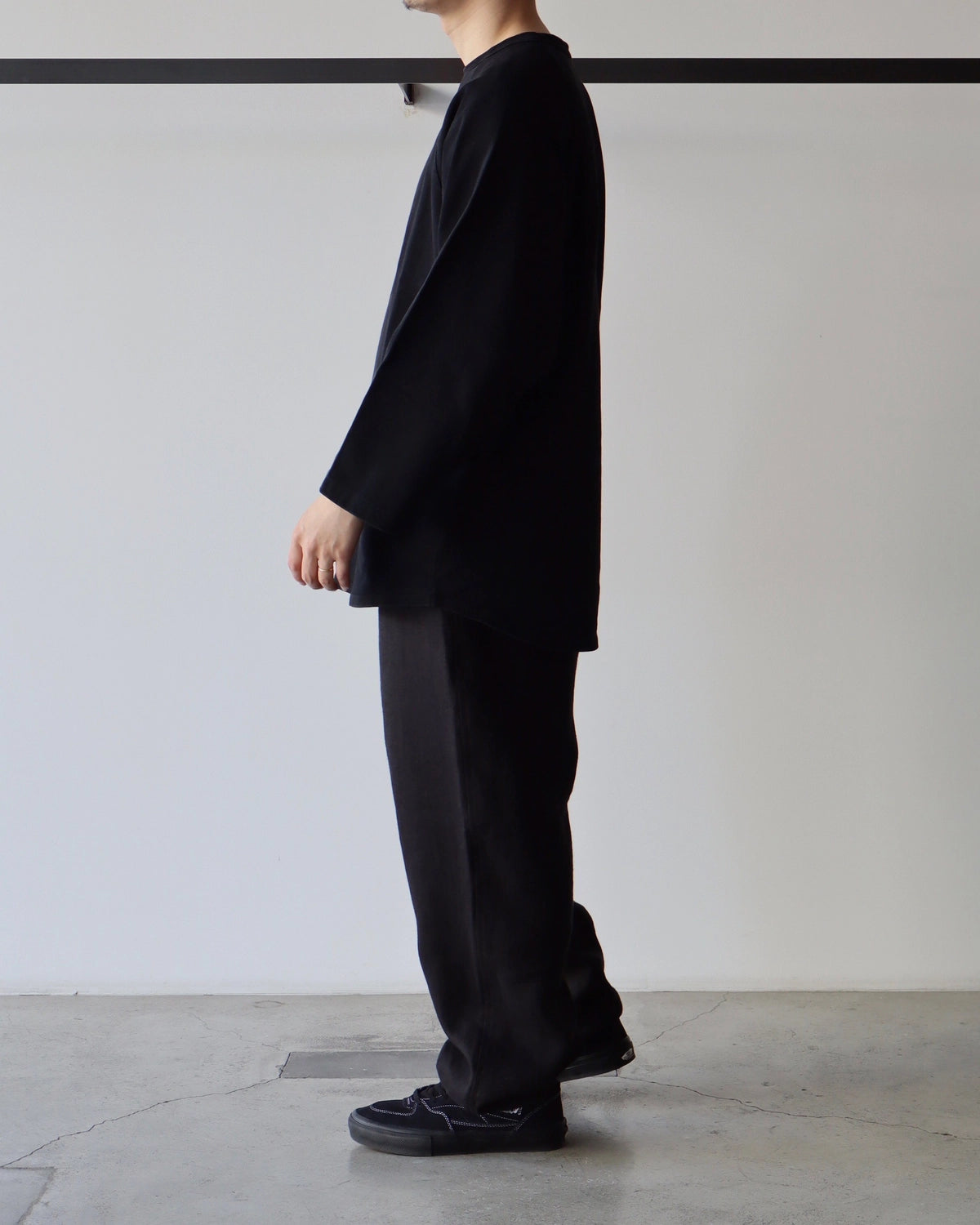COMOLI / コットンジャージ ベースボールTシャツ (B01-05004)