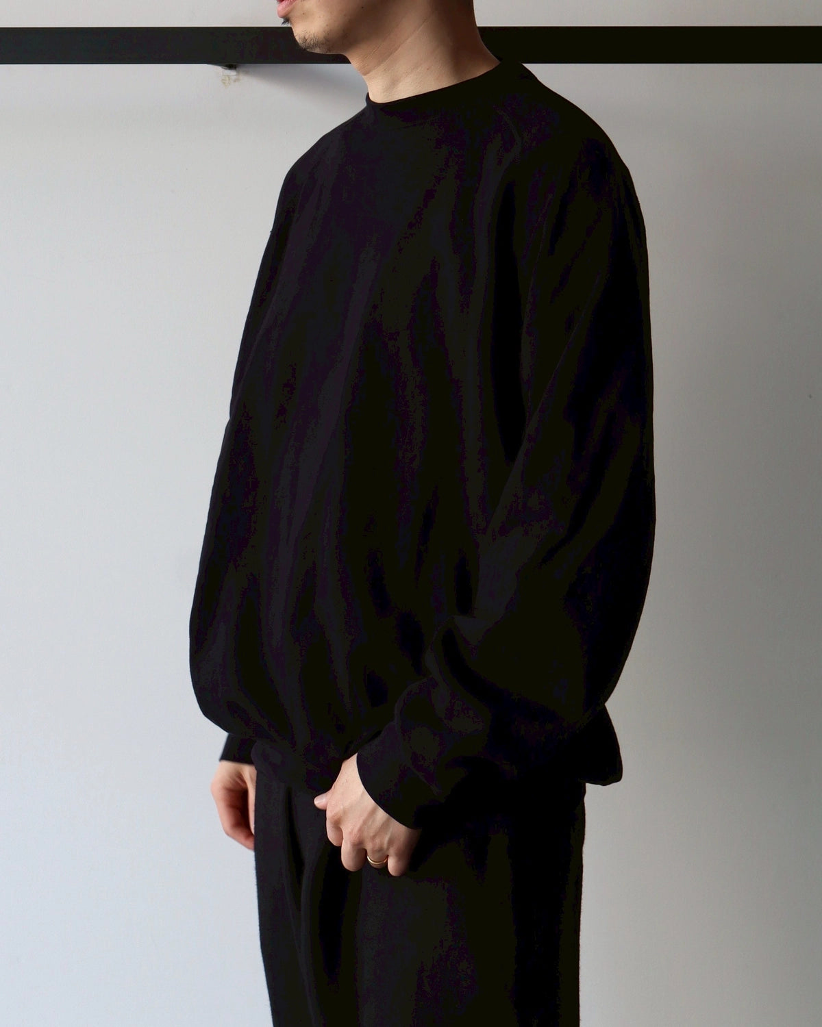 COMOLI / LW コットン裏毛 クルーネック (B01-05013)
